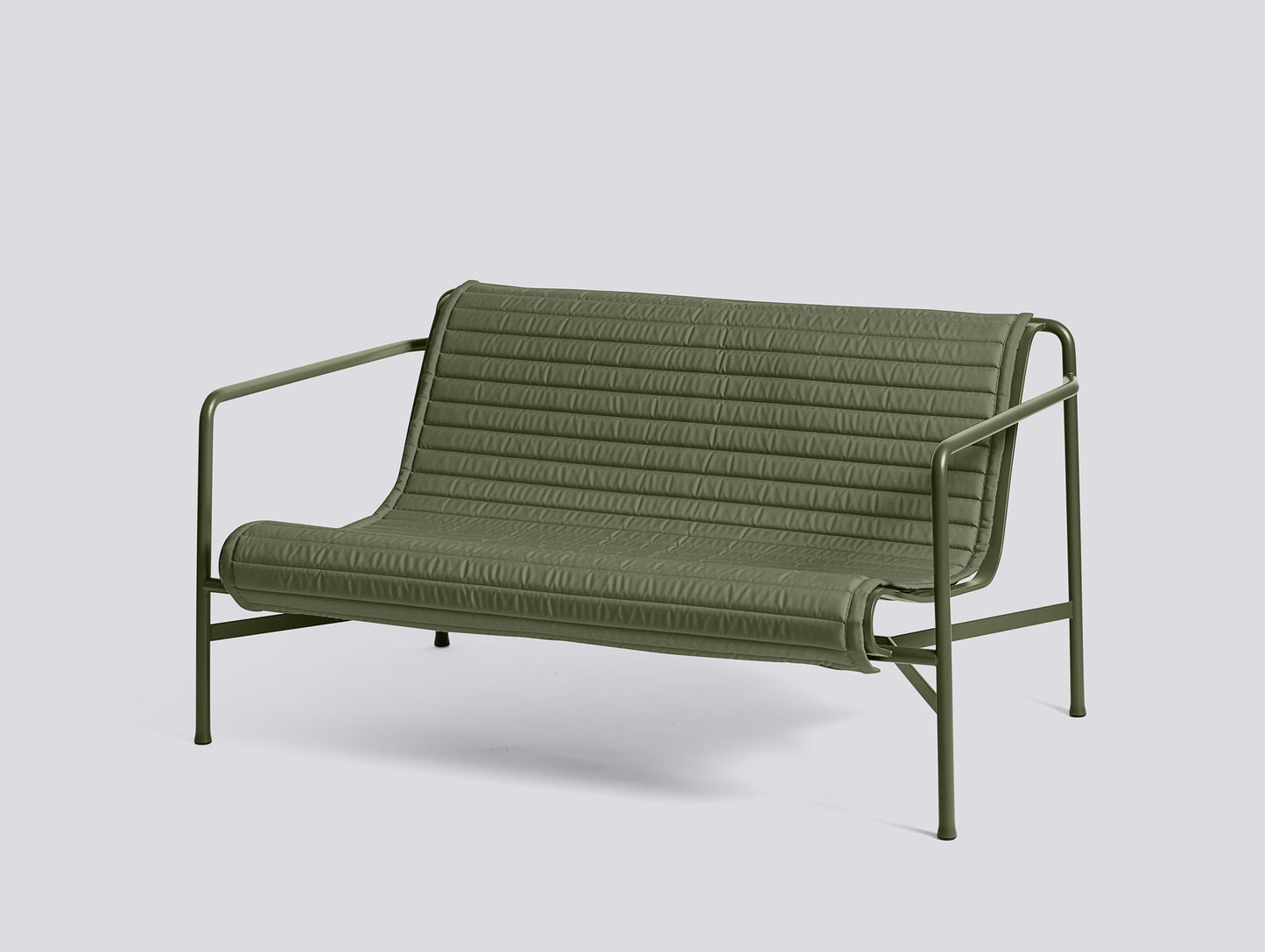 Palissade Quilted Cushions by HAY - Lounge Sofa, Olive