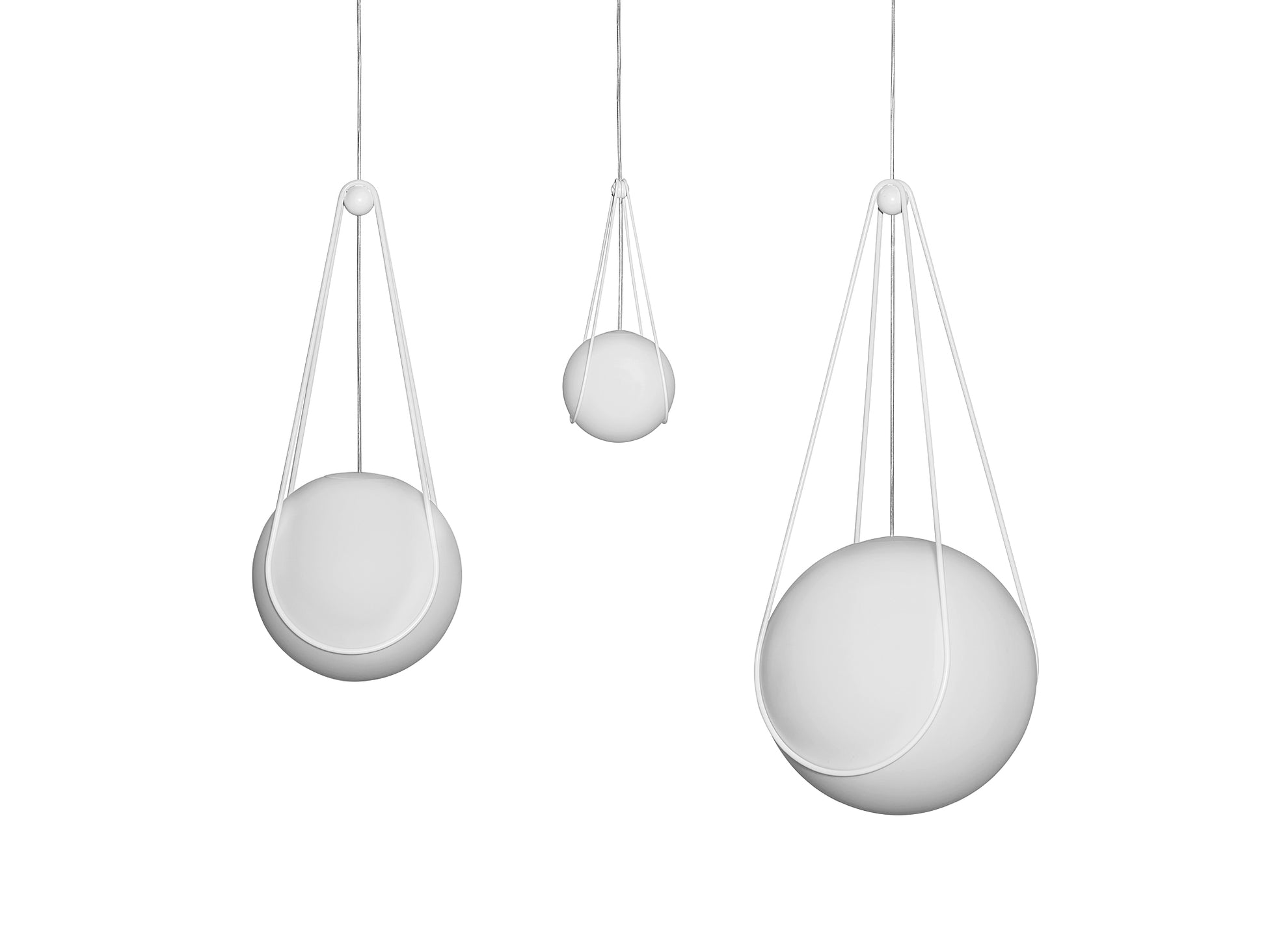 Luna and White Kosmos Lamp by Design House Stockholm