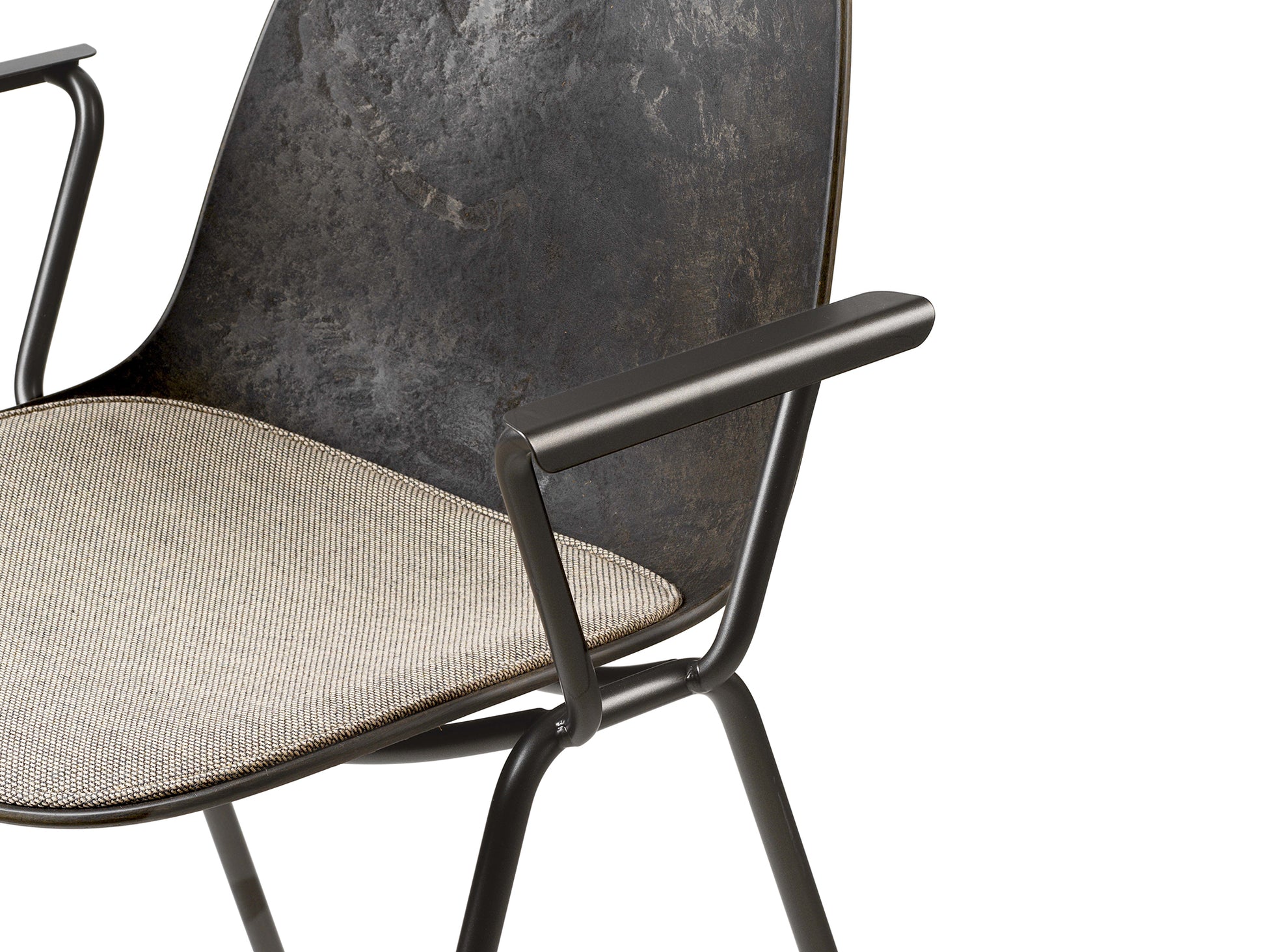 Eternity Armchair With Seat Upholstery by Mater / Re-wool 218