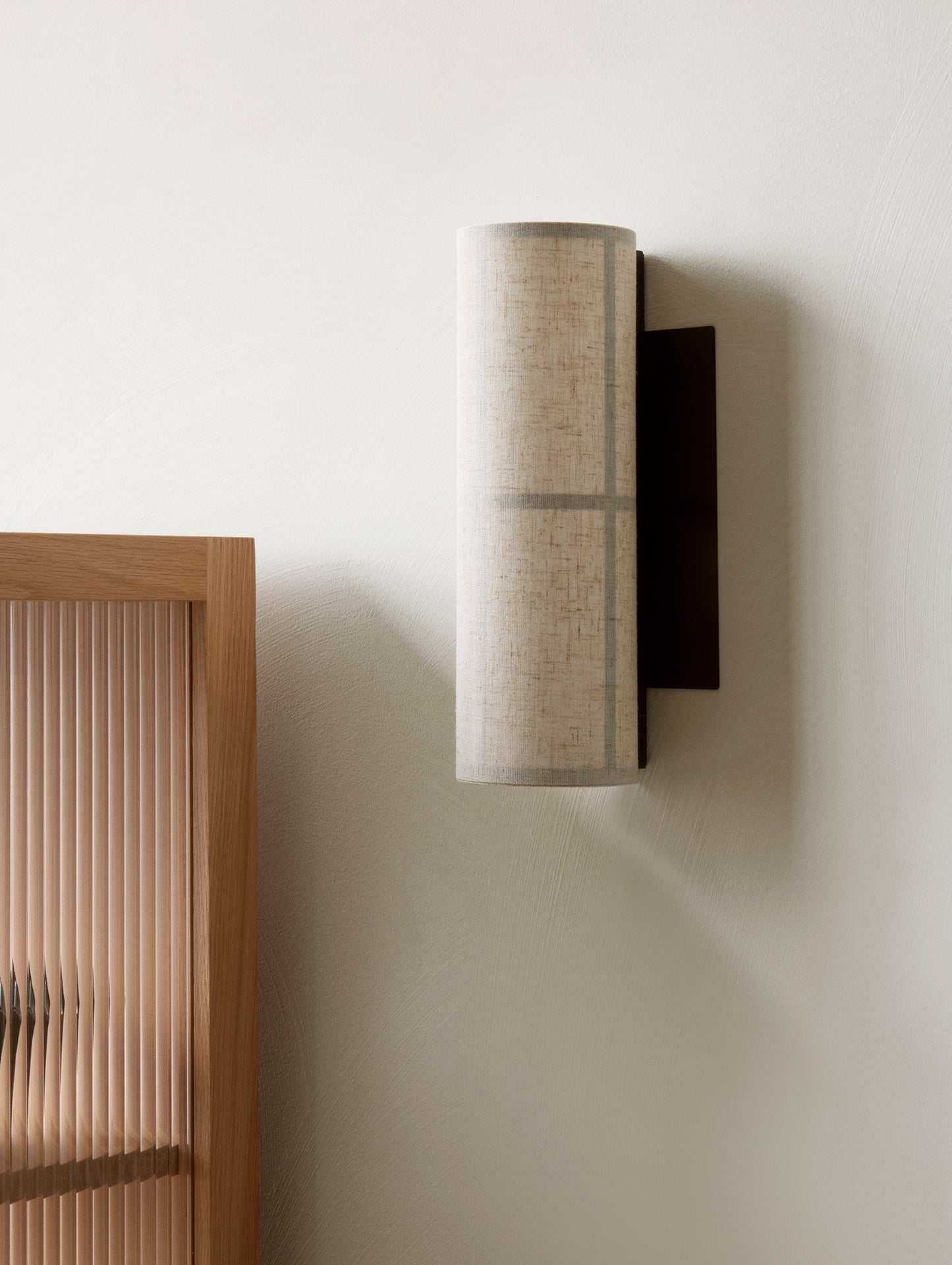 Hashira Wall Lamp by Menu - Raw Linen