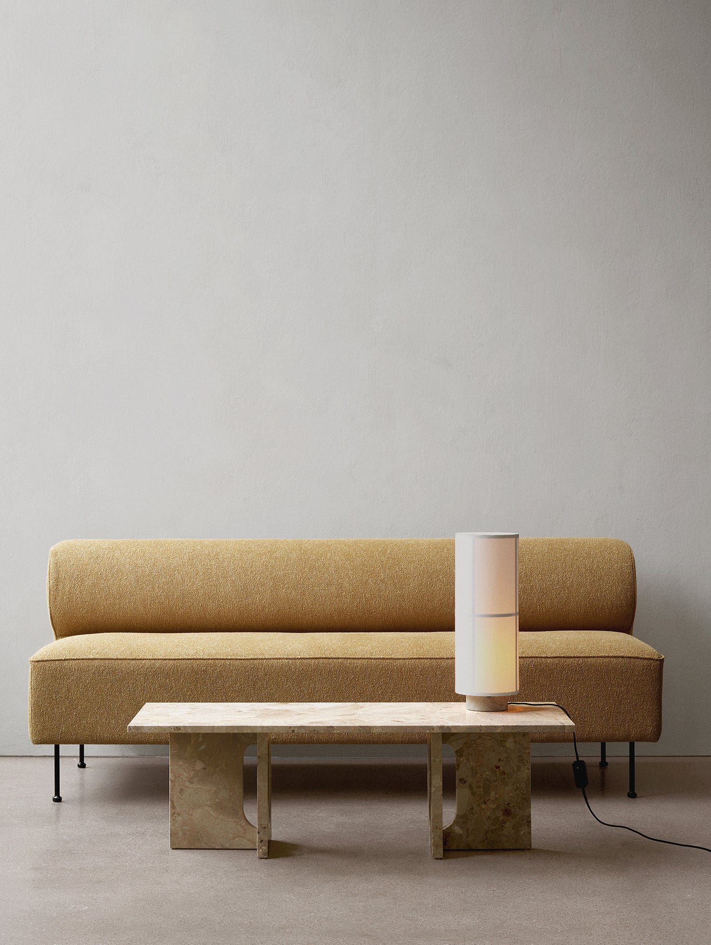 Androgyne Lounge Table by Menu - Kunis Breccia Stone Top / Kunis Breccia Stone Base