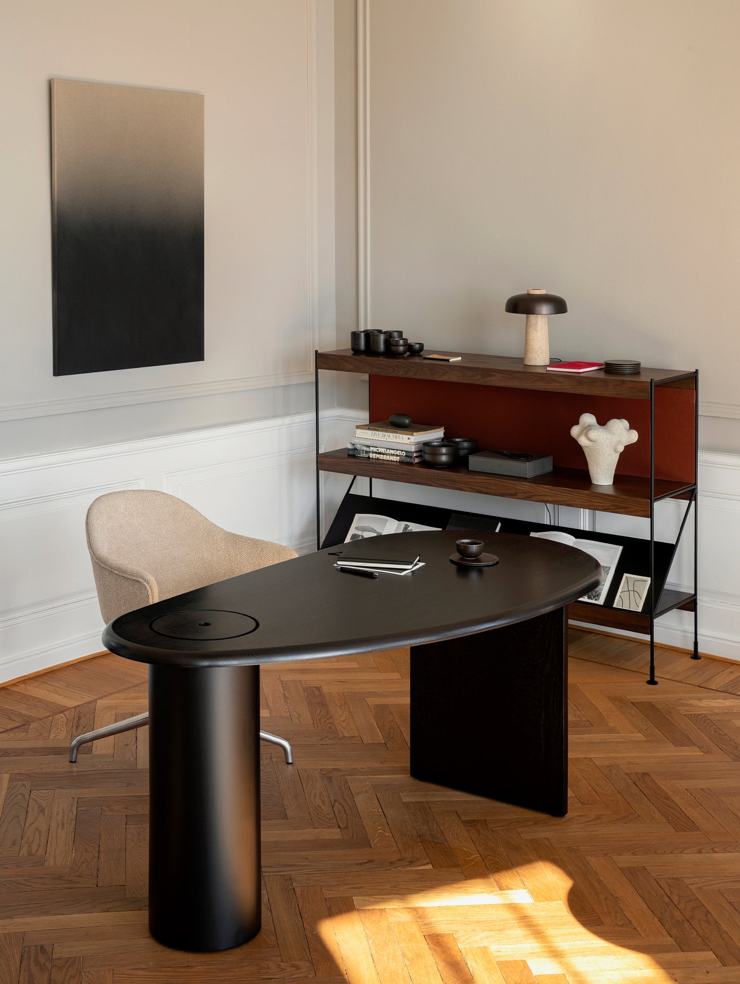 The Eclipse Desk by Menu - Dark Oiled Oak