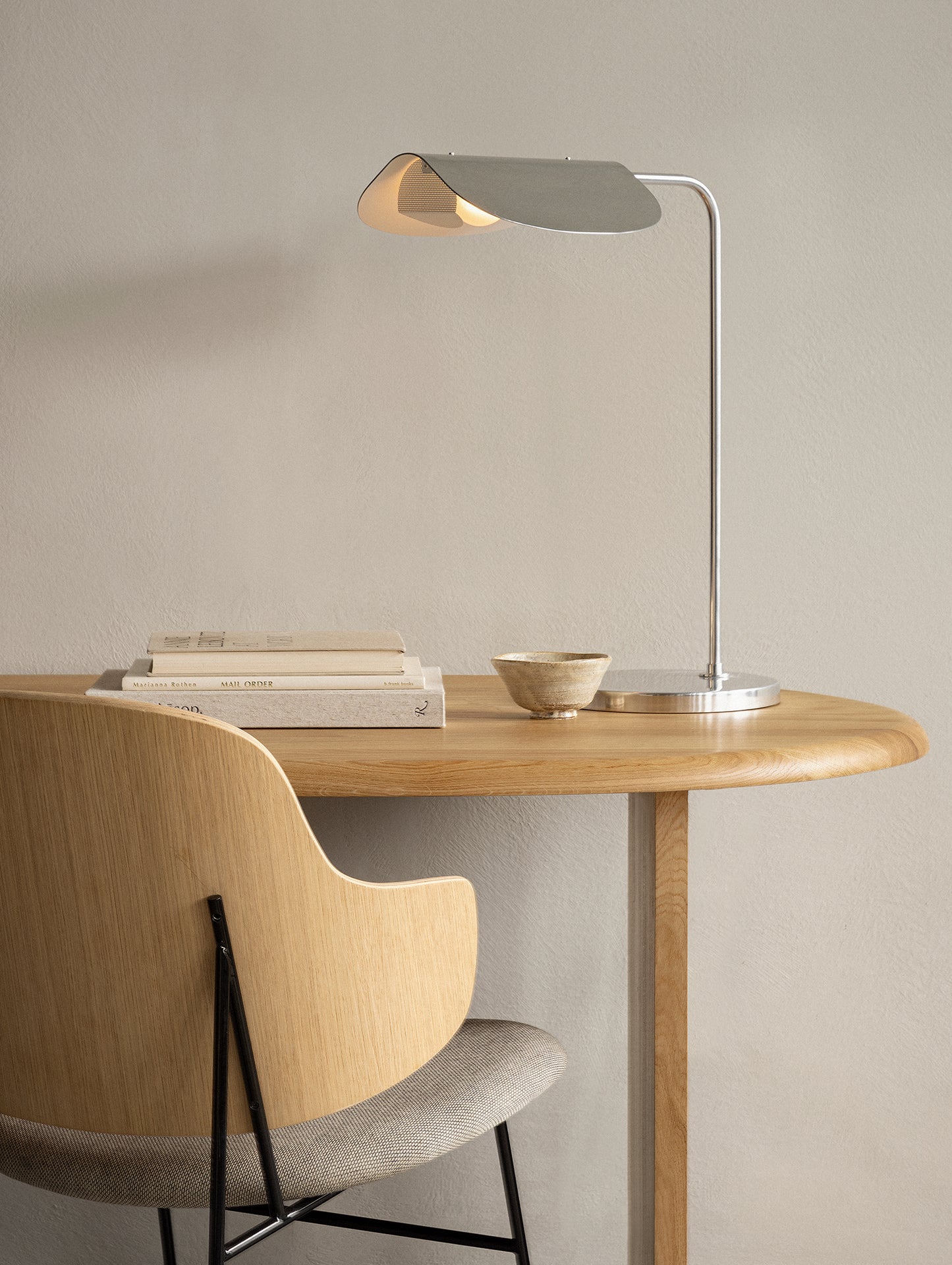 The Eclipse Desk by Menu - Natural Oiled Oak