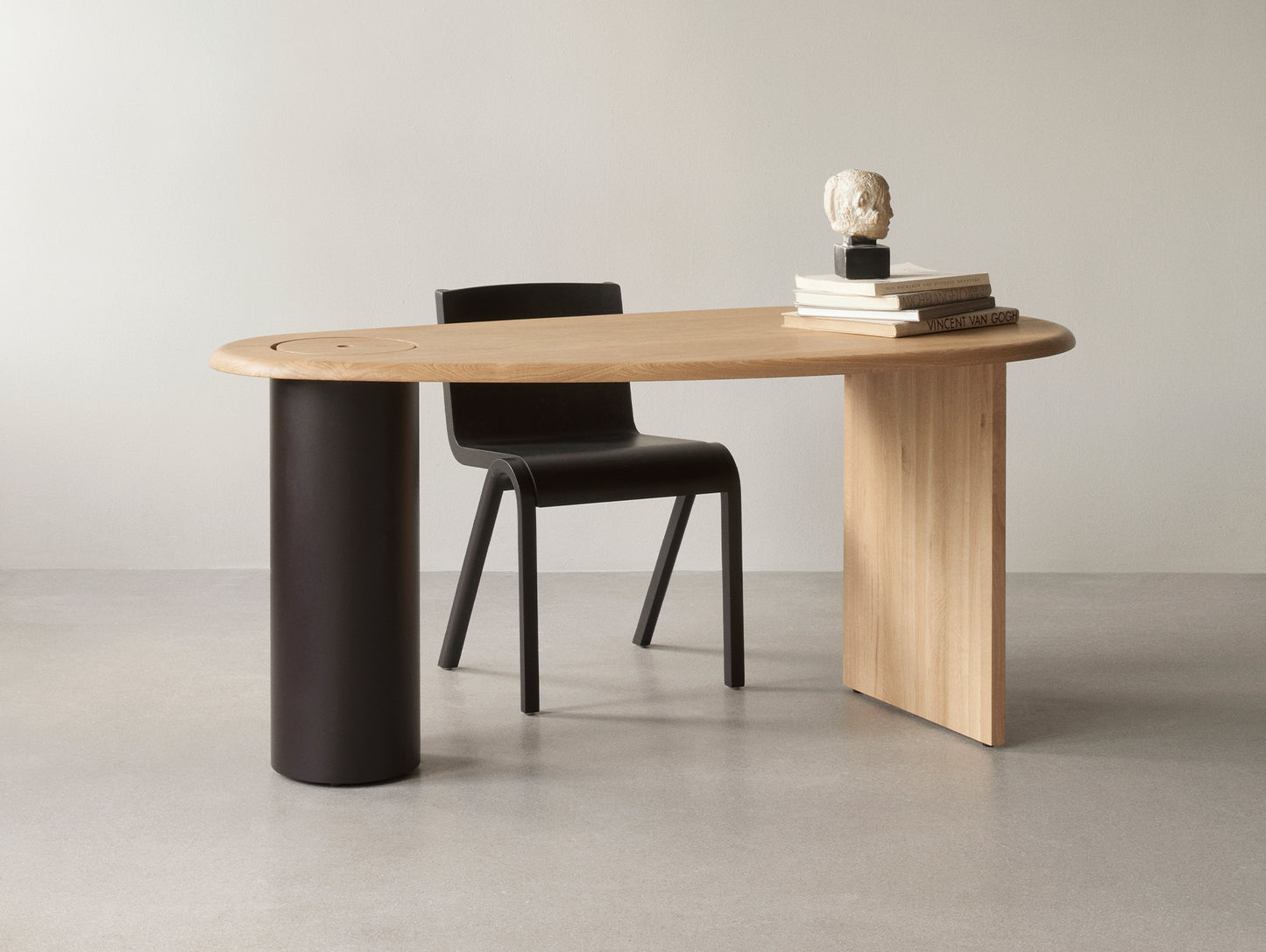 The Eclipse Desk by Menu - Natural Oiled Oak