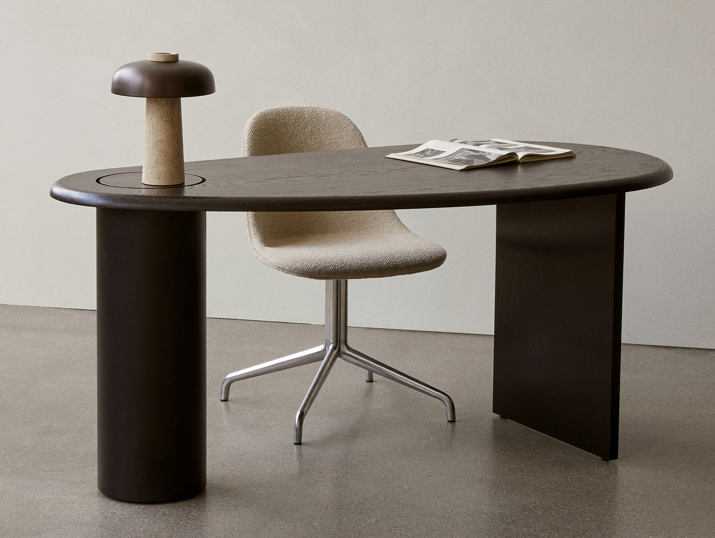 The Eclipse Desk by Menu - Dark Oiled Oak