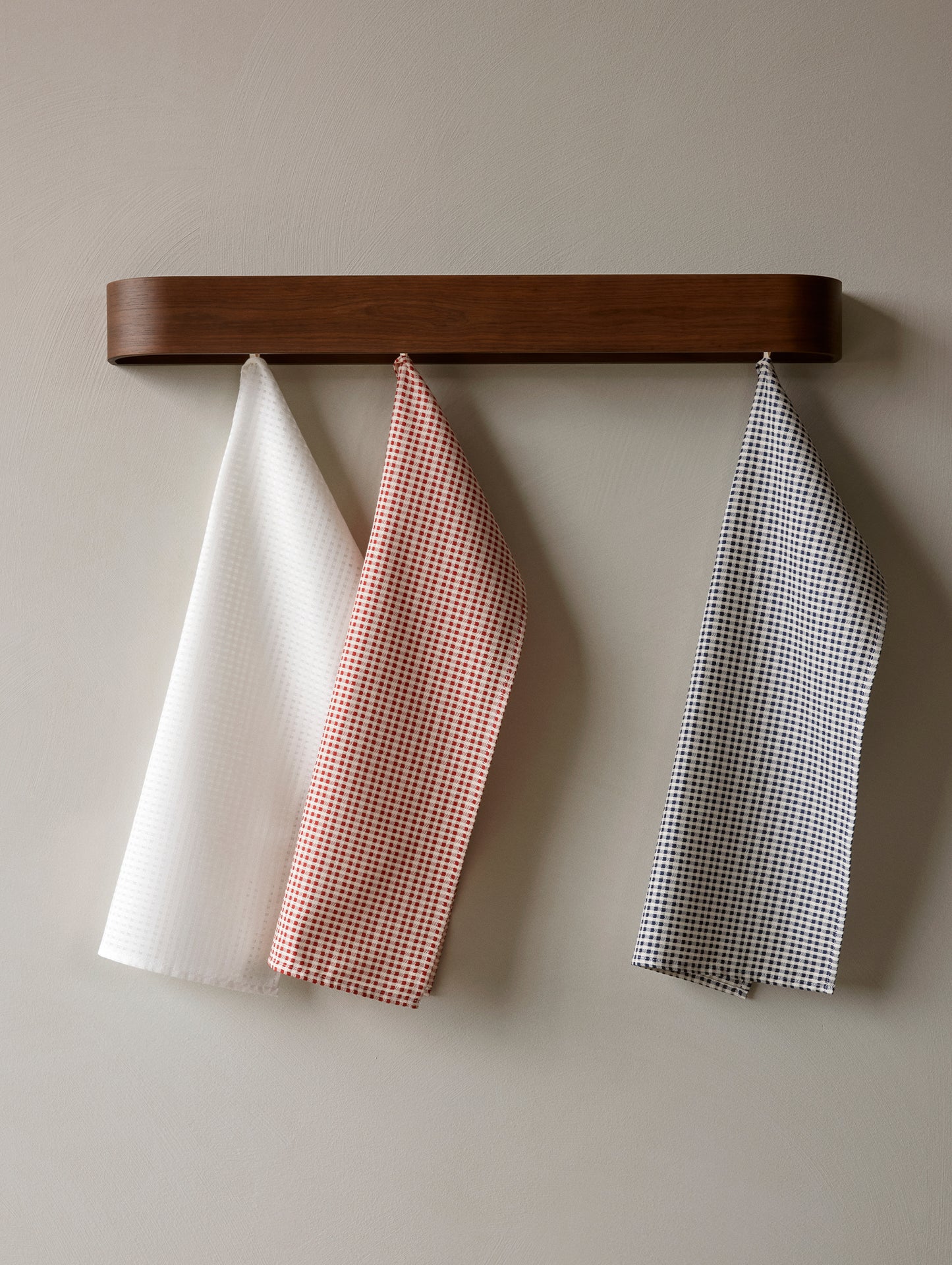 Troides Tea Towel by Menu - Burnt Sienna / White / Indigo
