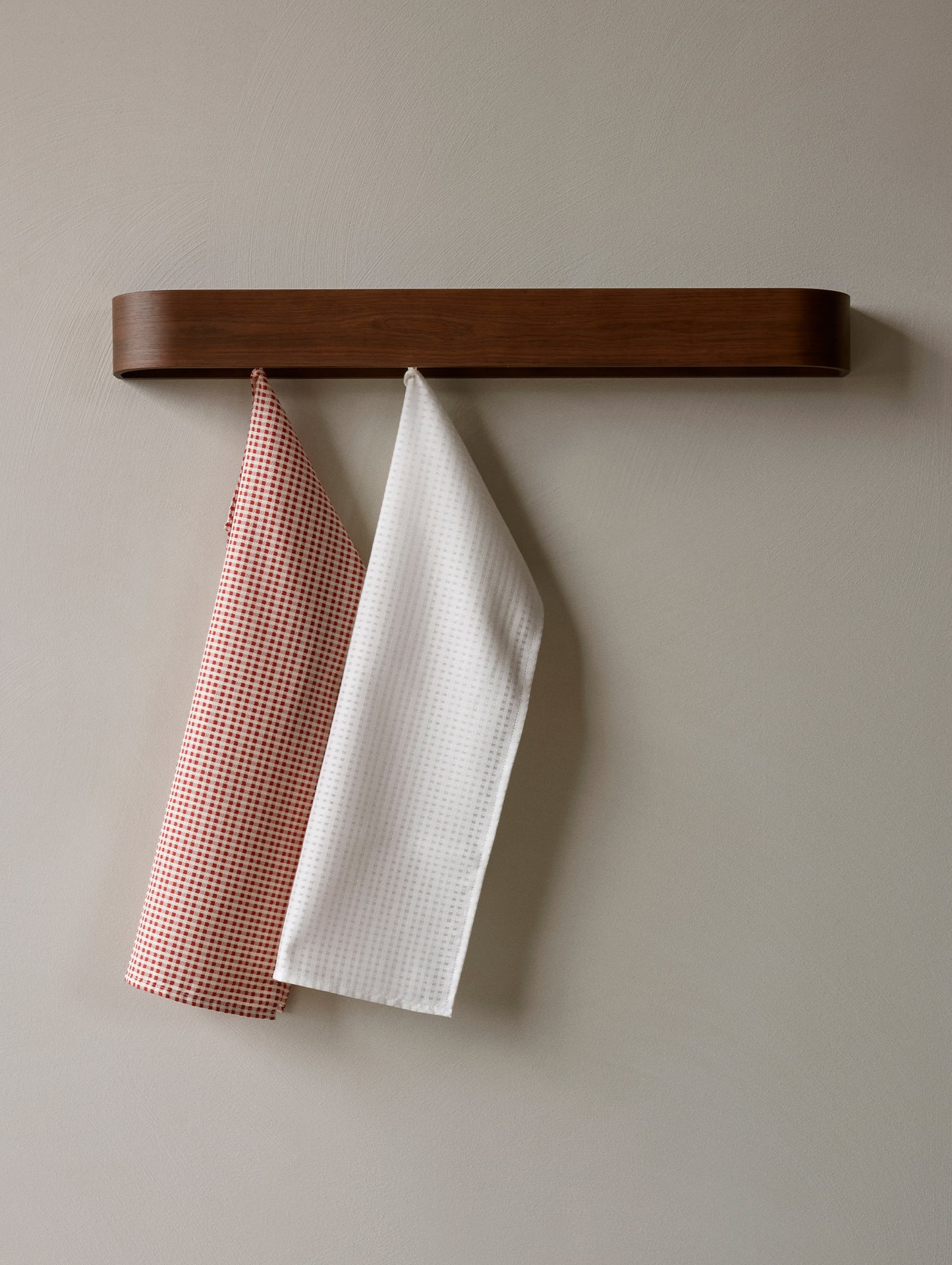 Troides Tea Towel by Menu - Burnt Sienna / White