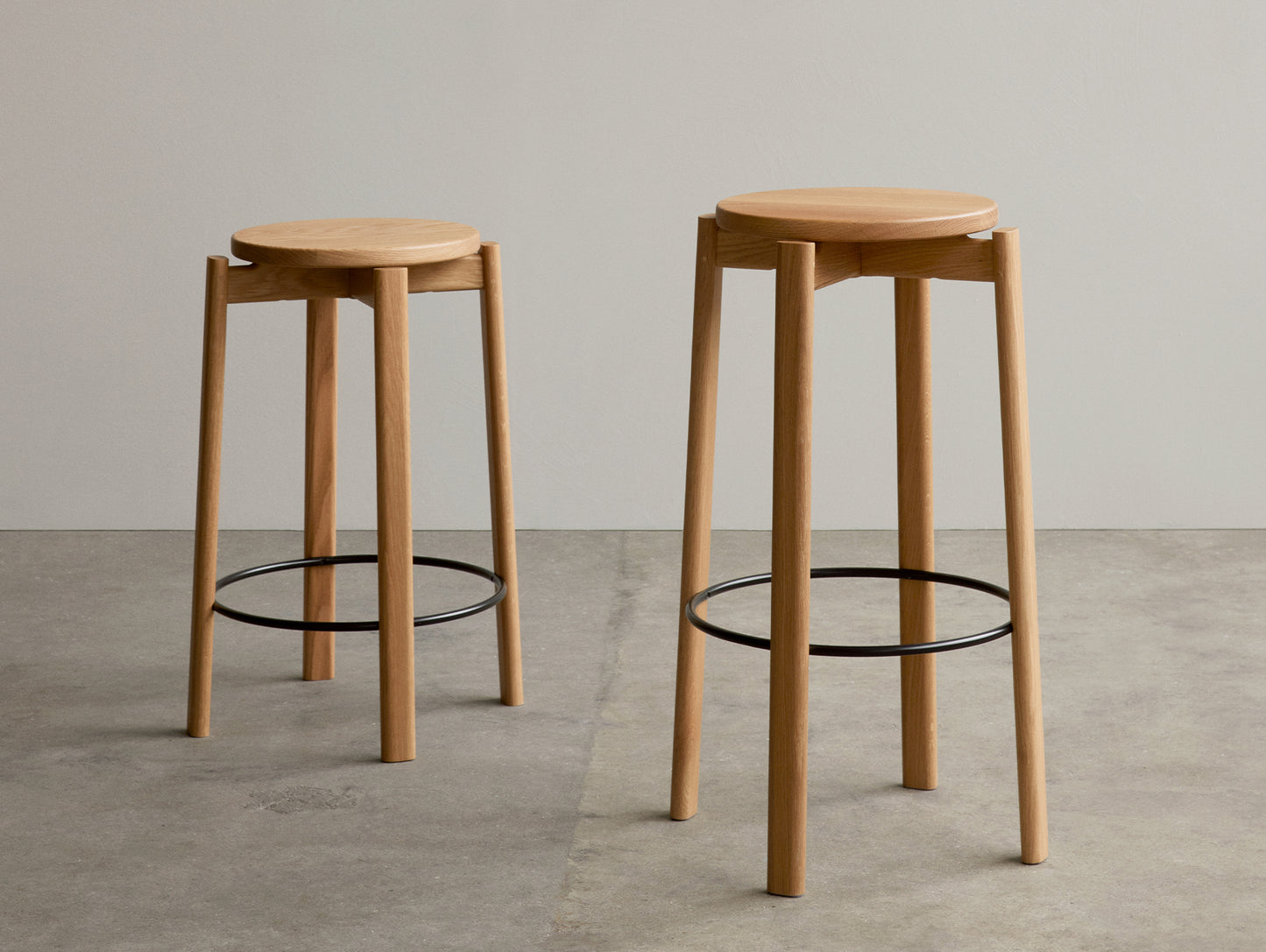 Passage Bar/Counter Stool by Menu - Natural Oak