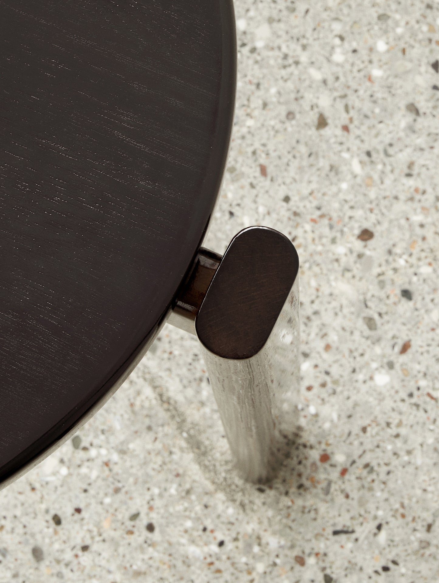 Passage Stool by Menu - Dark Lacquered Oak