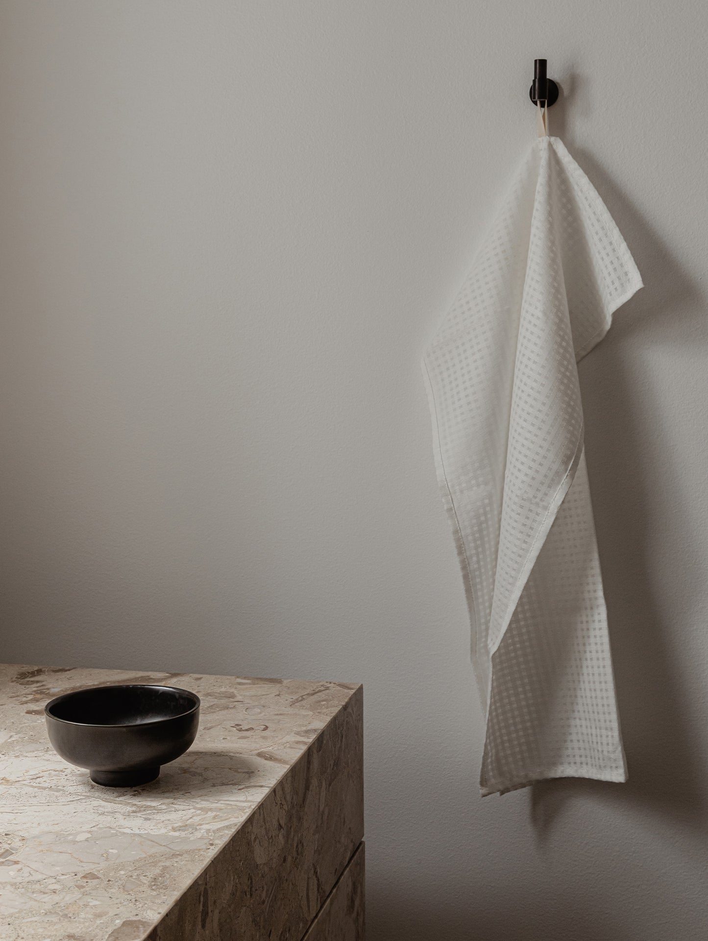 Troides Tea Towel by Menu - White