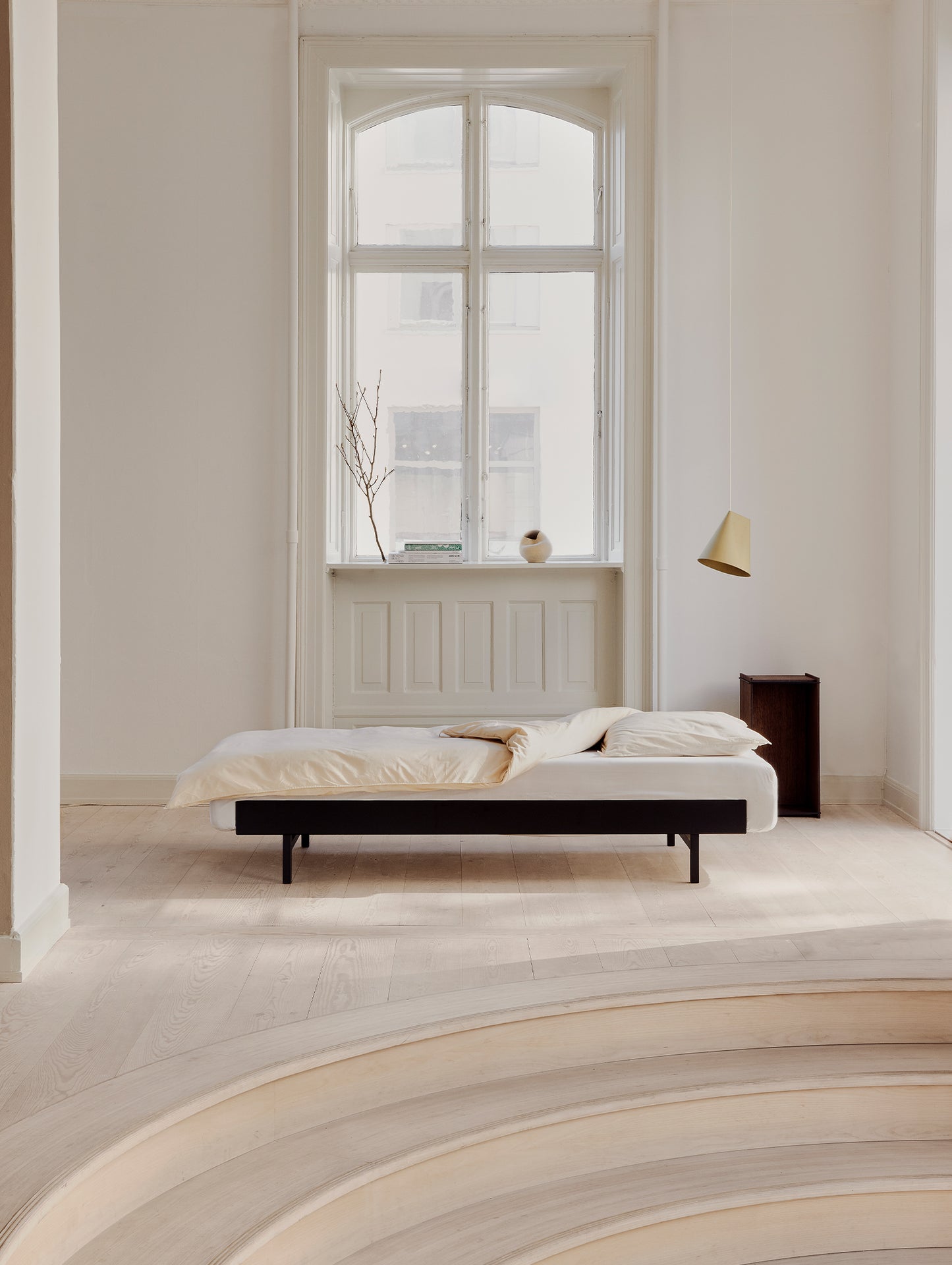 Bed 90 cm by Moebe - black