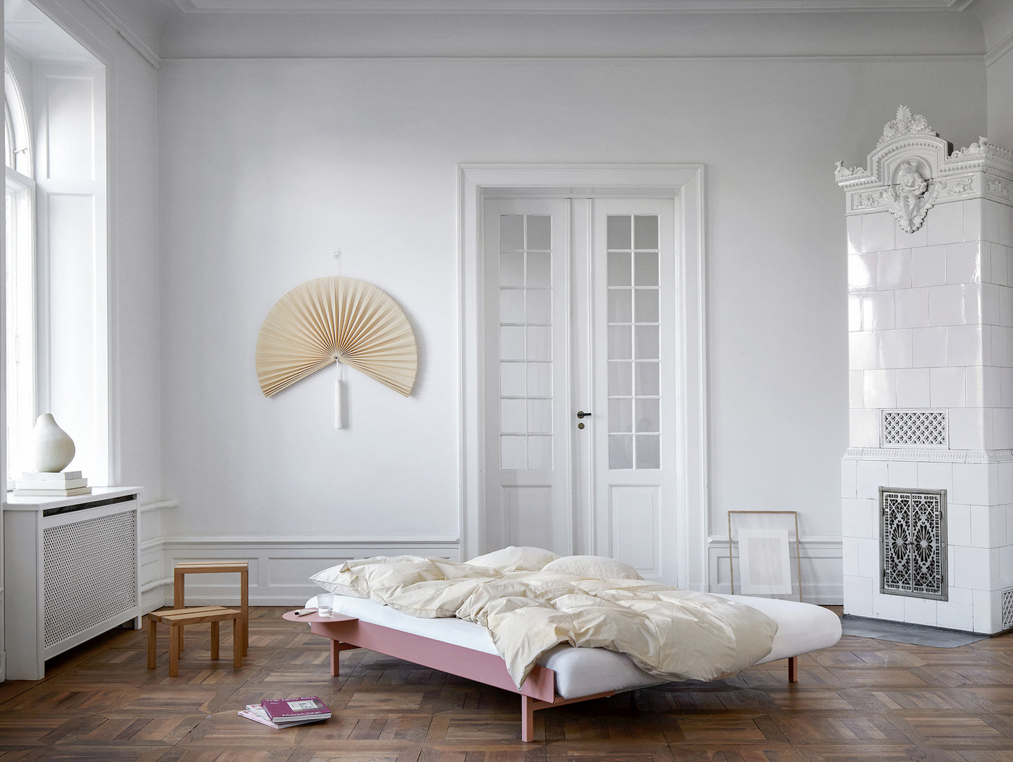 Moebe Expandable Bed - 90 to 180 cm / Dusty Rose