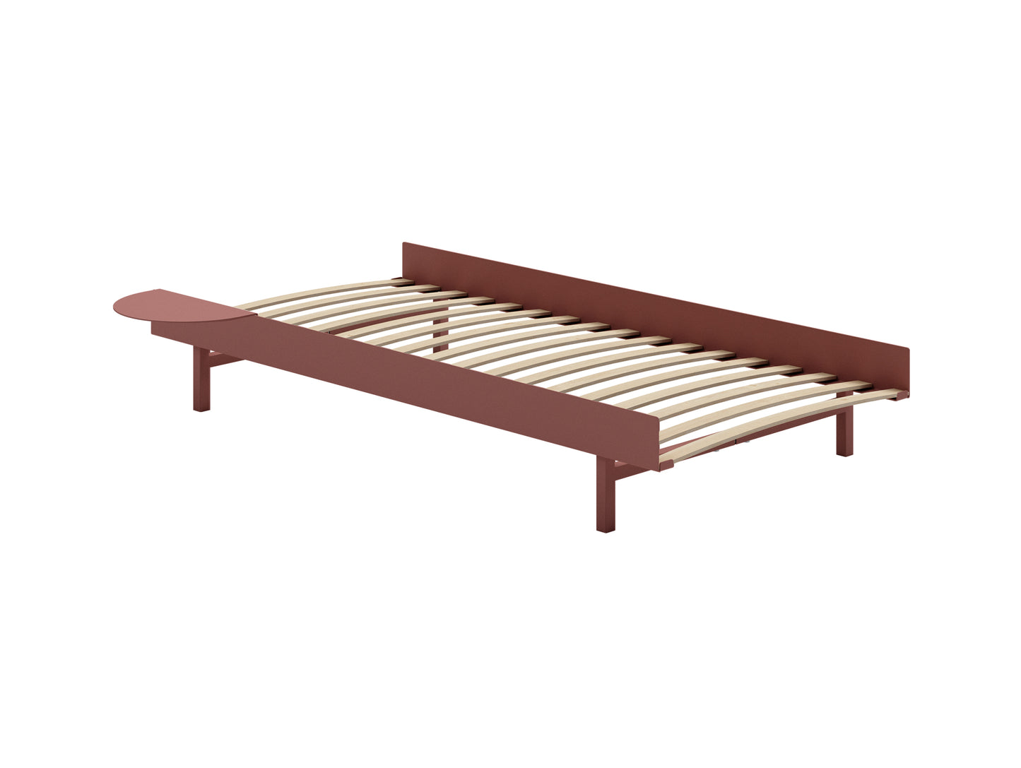 Moebe Expandable Bed - 90 to 180 cm / Dusty Rose / 90 cm Slats