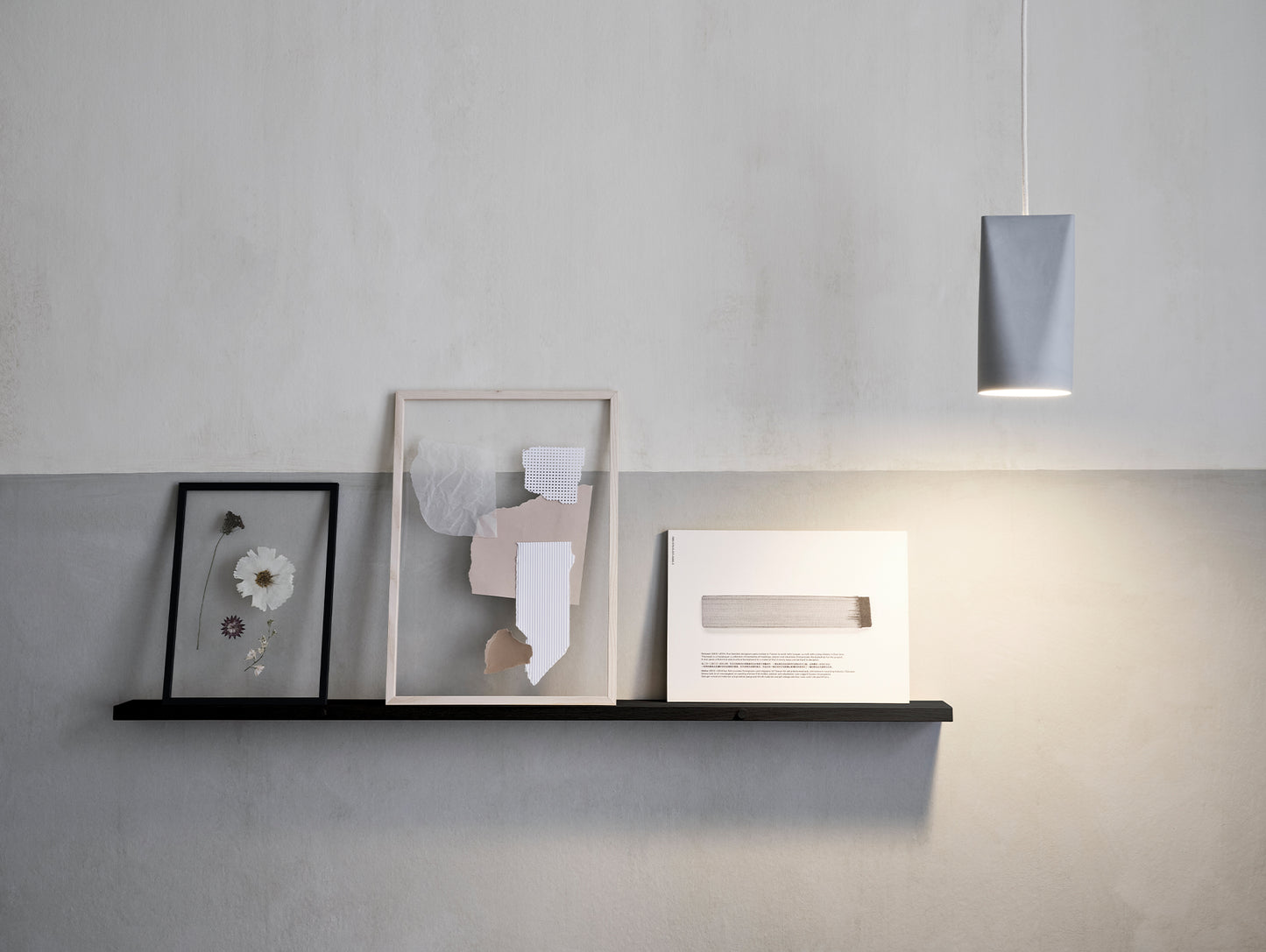 Gallery Shelf 115 cm by Moebe - Black Stained Oak