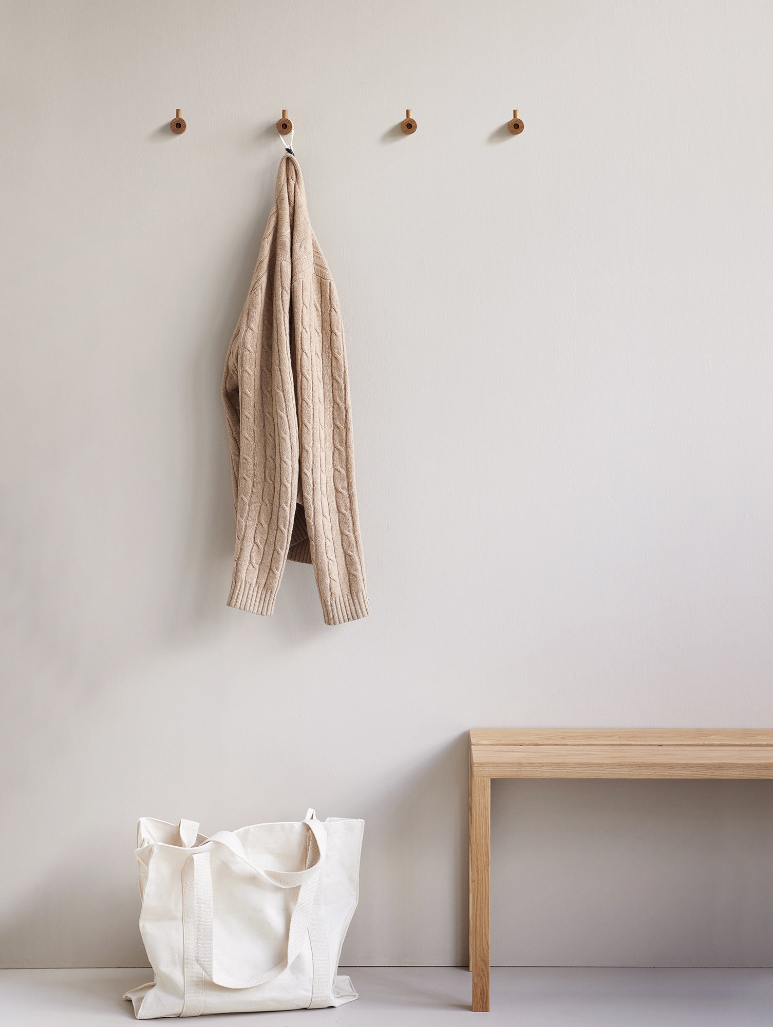 Wooden Wall Hook by Moebe