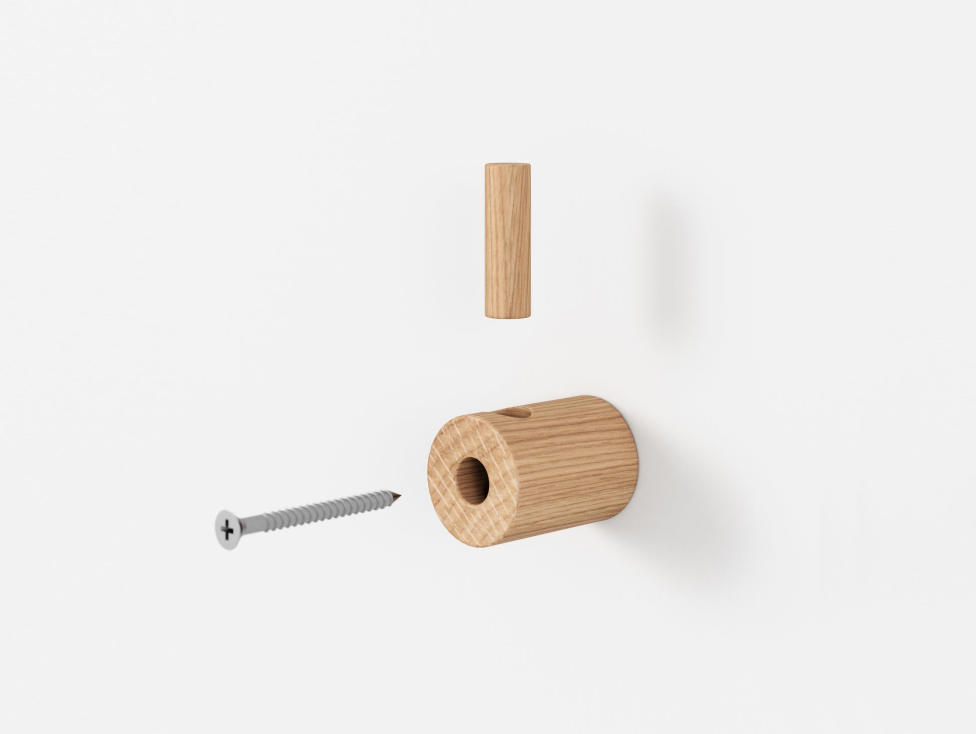 Wooden Wall Hook by Moebe