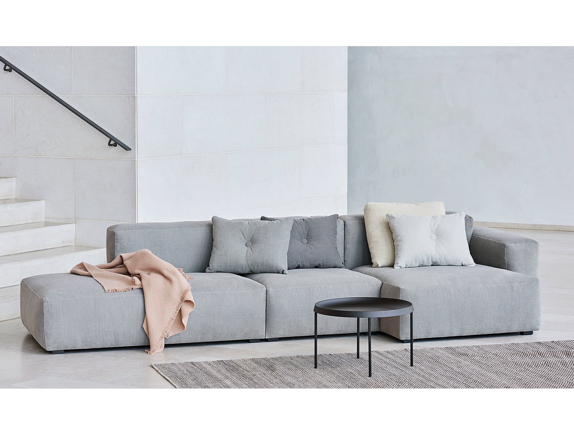 Mags Soft 3 Seater Sofa (Low Armrest) by HAY - Combination 4