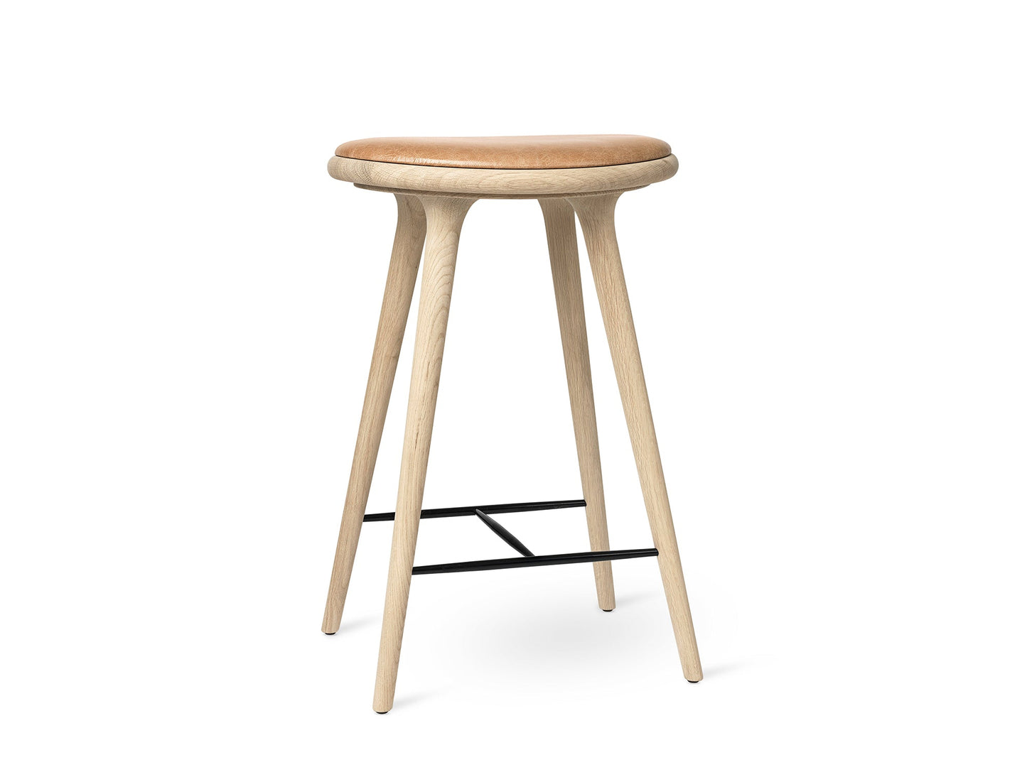 Stool by Mater - Counter Stool (H 69cm) / Soaped Oak