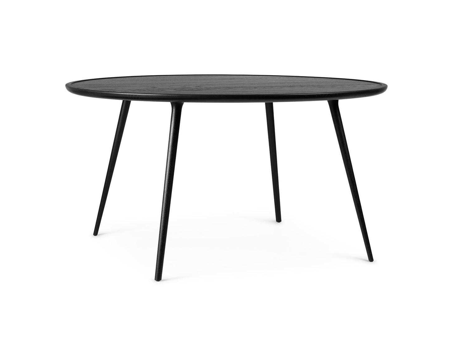 Accent Dining Table by Mater - D140 / Black Stain Lacquered Oak