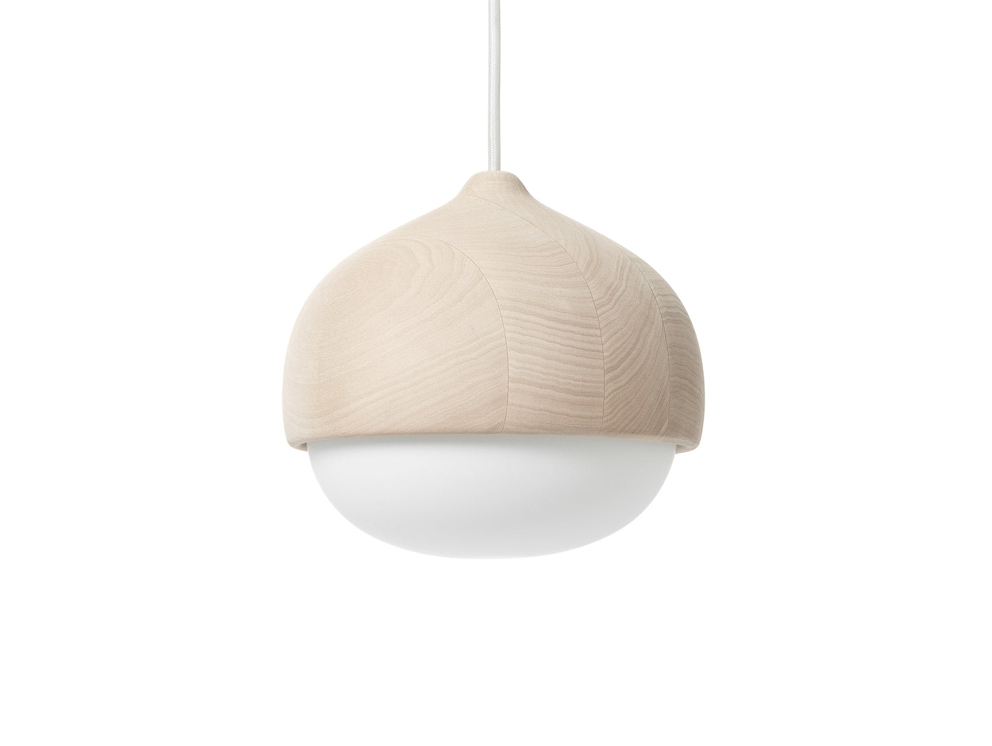 Terho Pendant Lamp by Mater - Medium / Natural Lacquered Linden