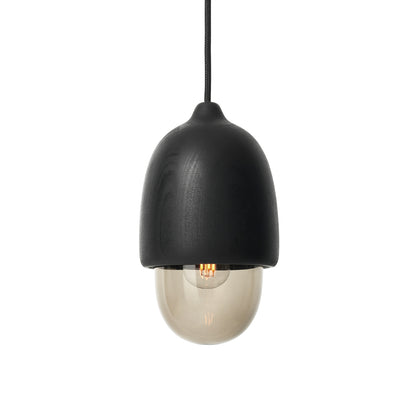 Terho Pendant Lamp by Mater - Black Stained Linden / Small