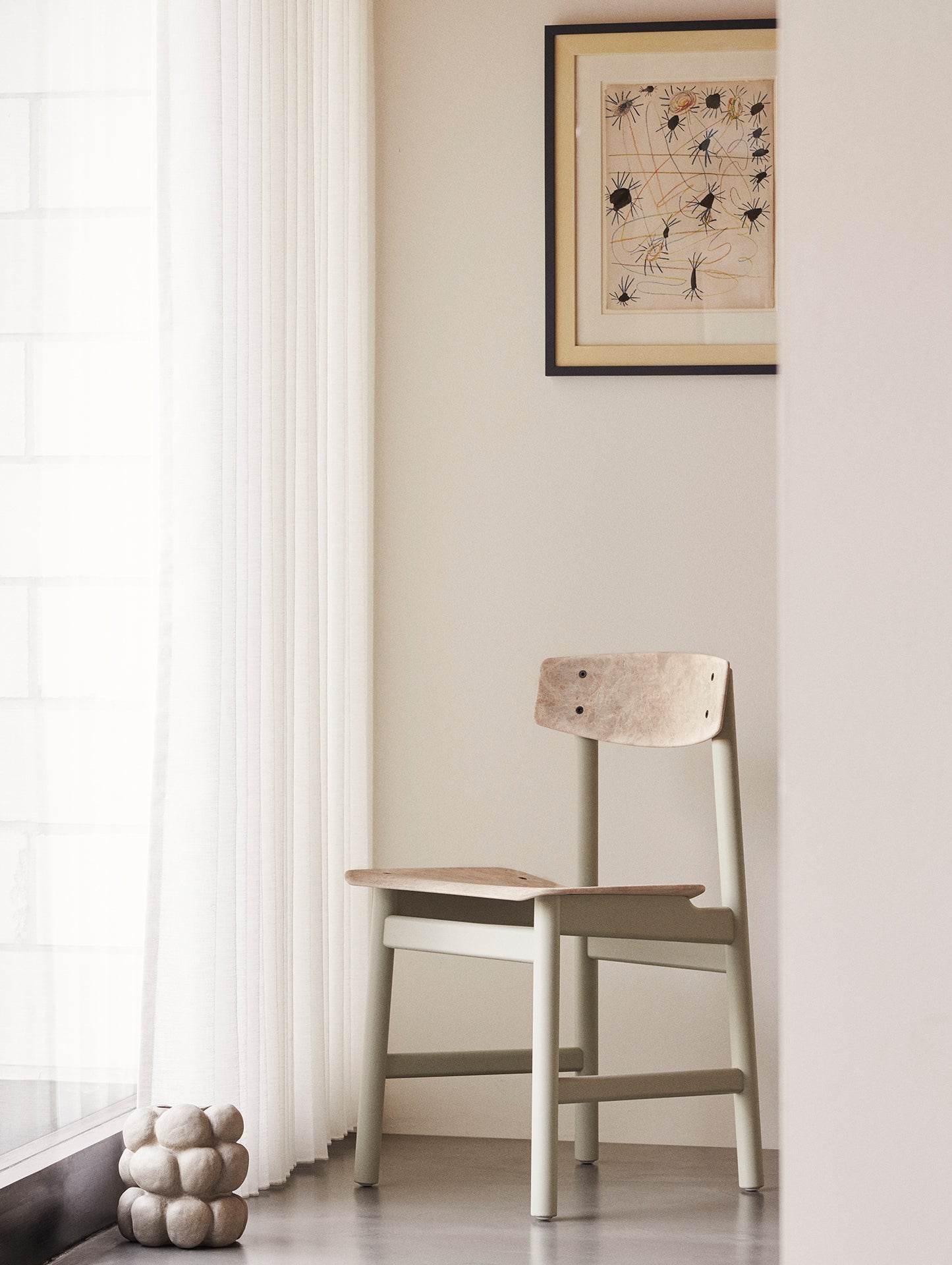 Conscious Chair 3162 by Mater - Grey Beech / Wood Waste Grey