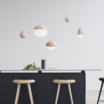 Terho Pendant Lamp by Mater - Natural Lacquered Linden 