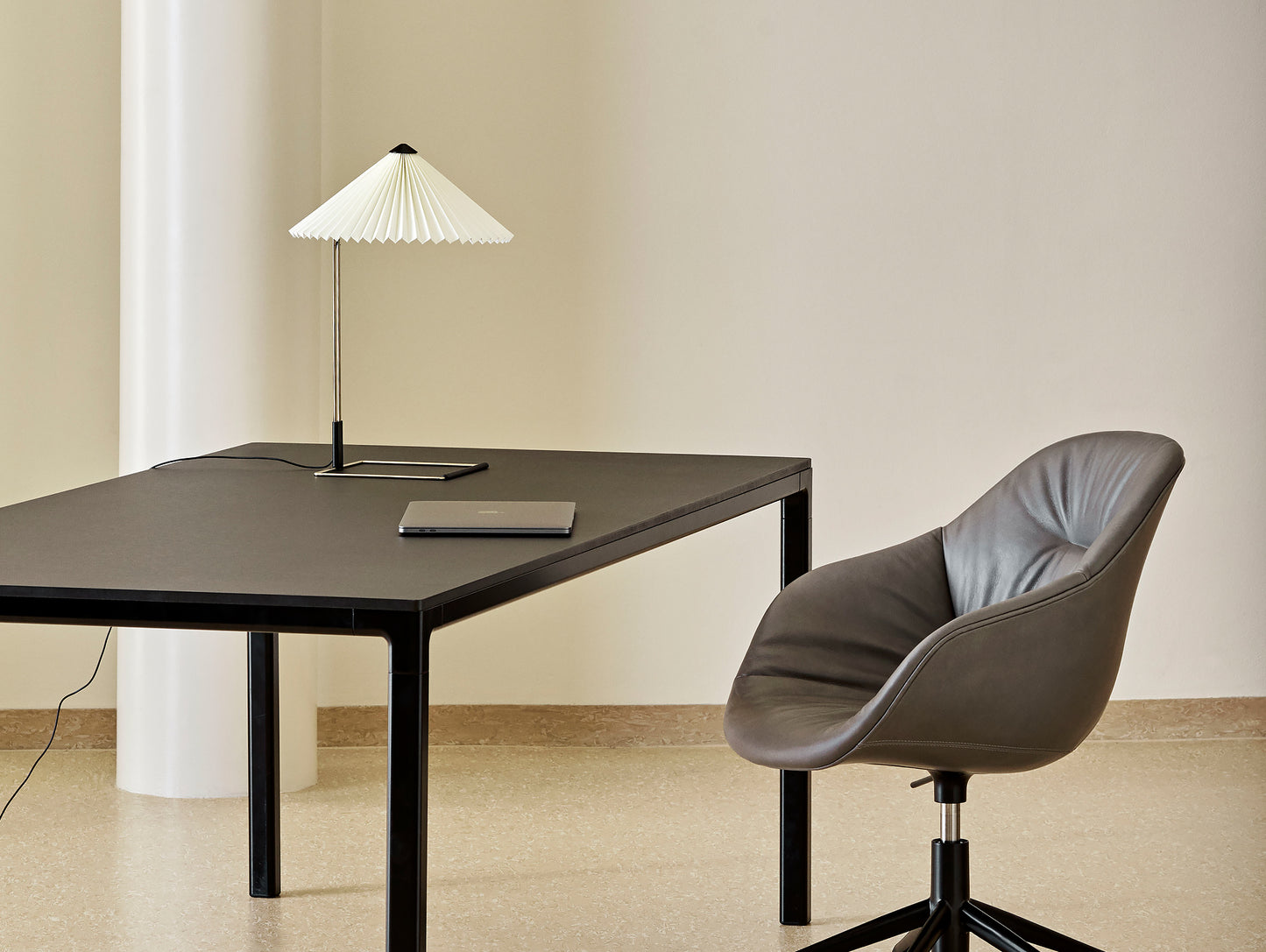 Matin Table Lamp by HAY - Large, White