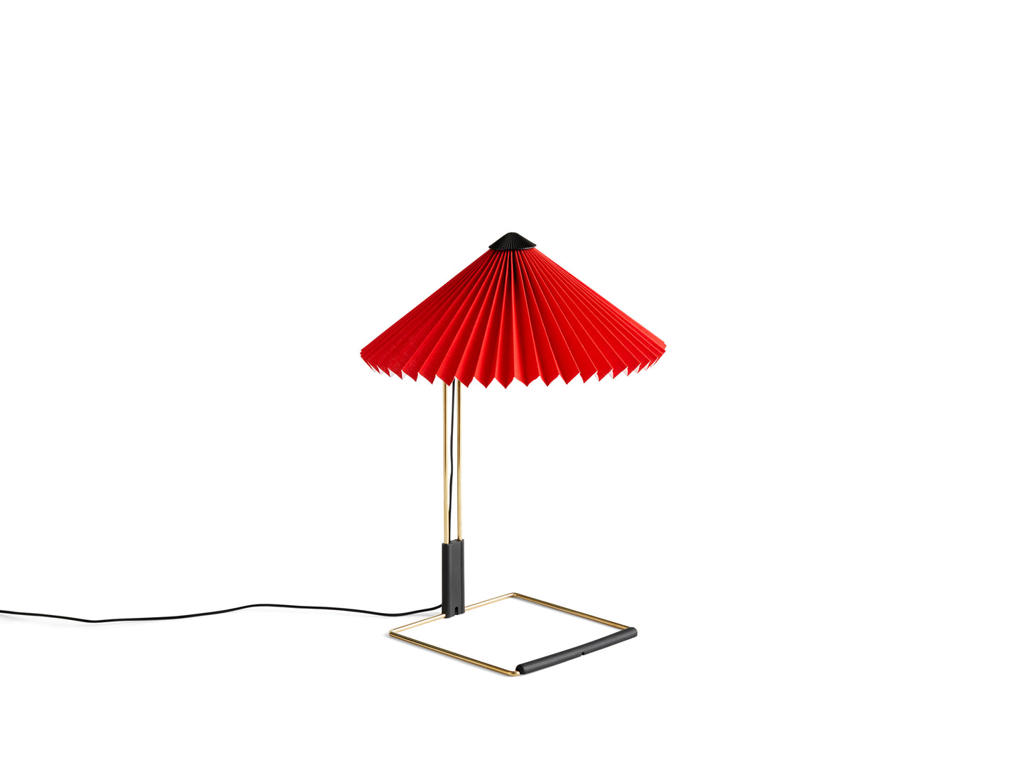 Matin Table Lamp by HAY - Small, Bright Red