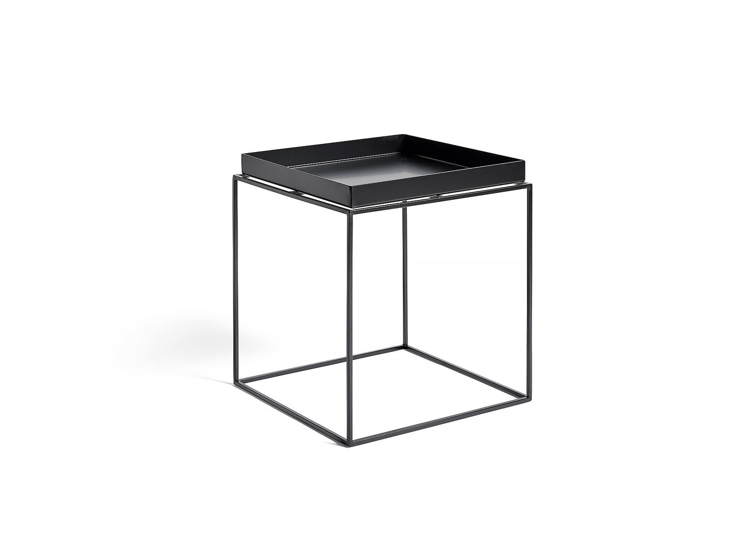 Medium Black Tray Table by HAY