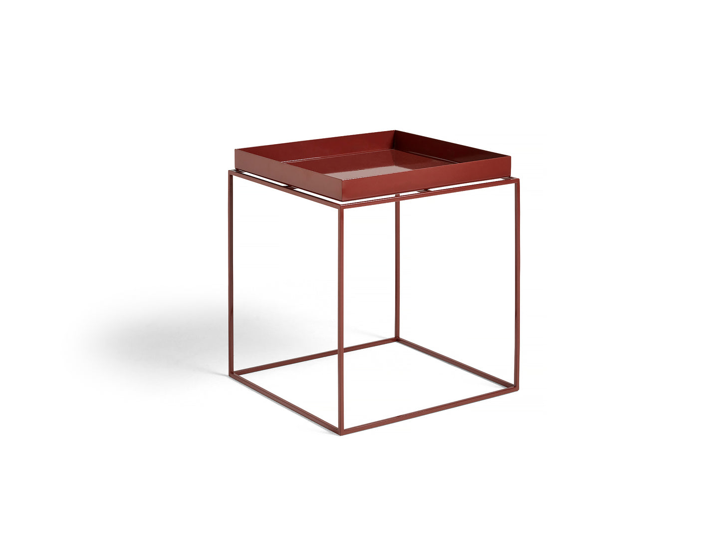 Medium Chocolate High Gloss Tray Table by HAY