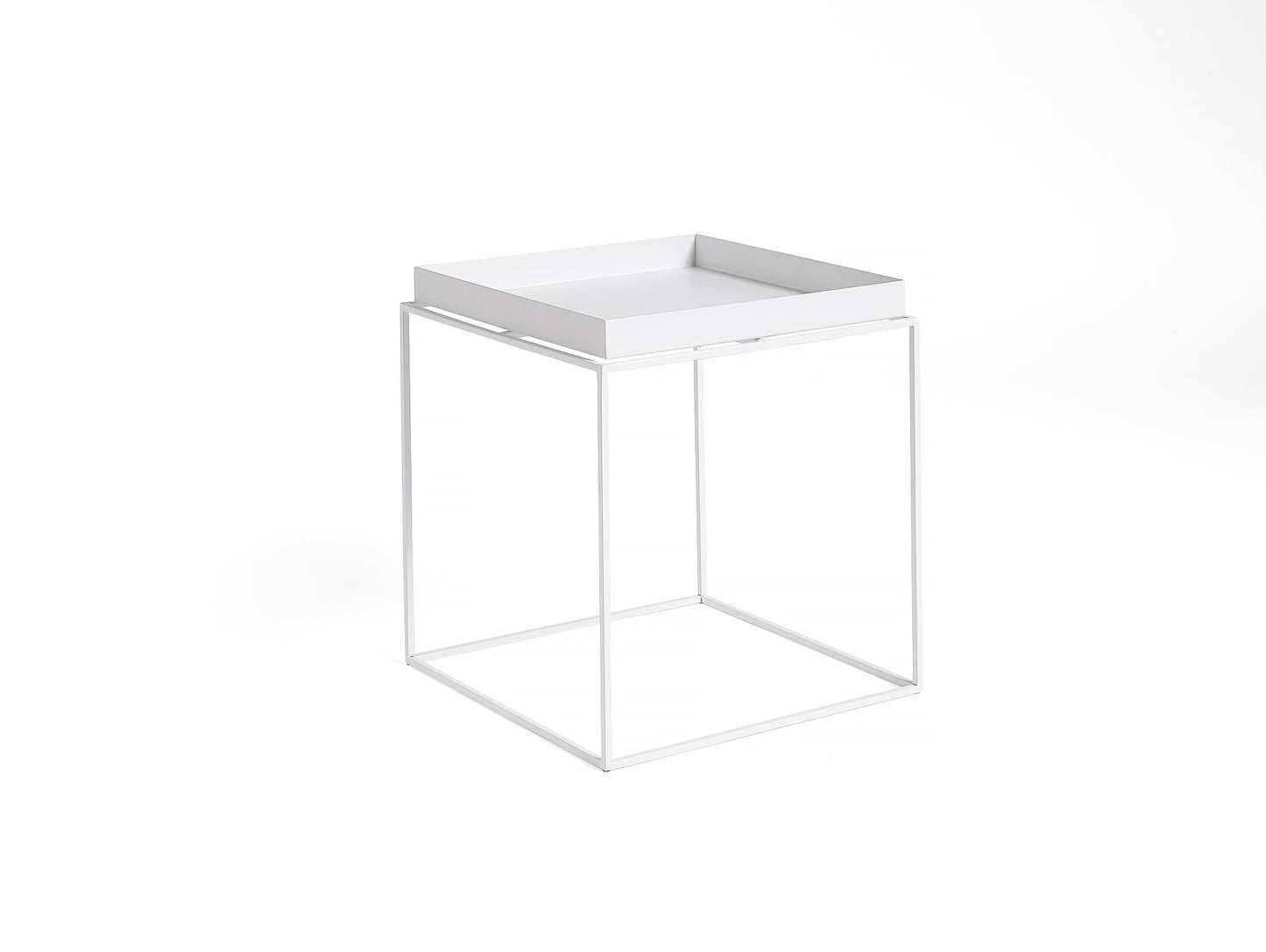 Medium White Tray Table by HAY