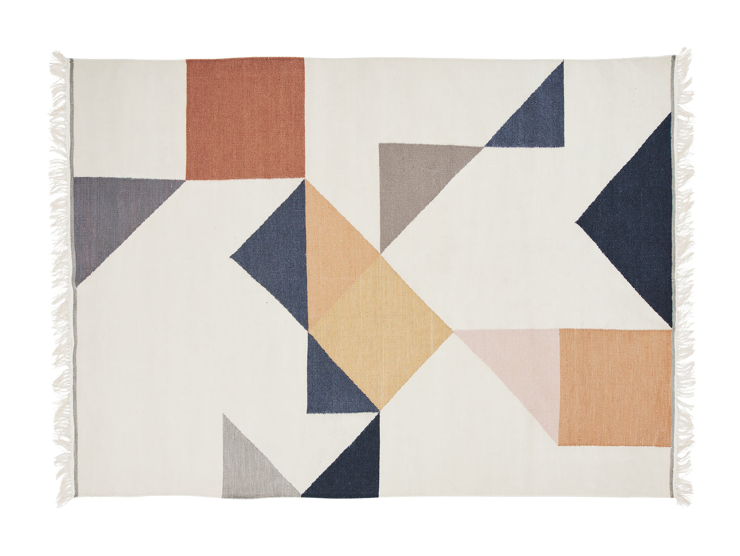 Memo Rug in Rust by Linie Design