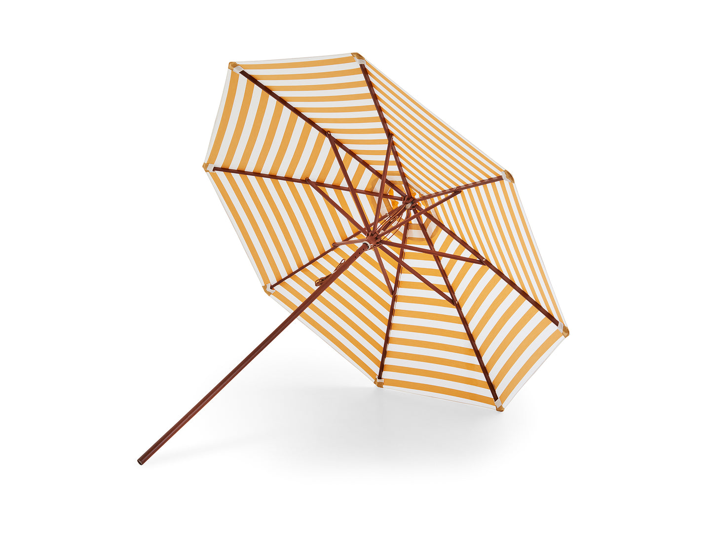 Golden Yellow Messina Striped Umbrella by Skagerak