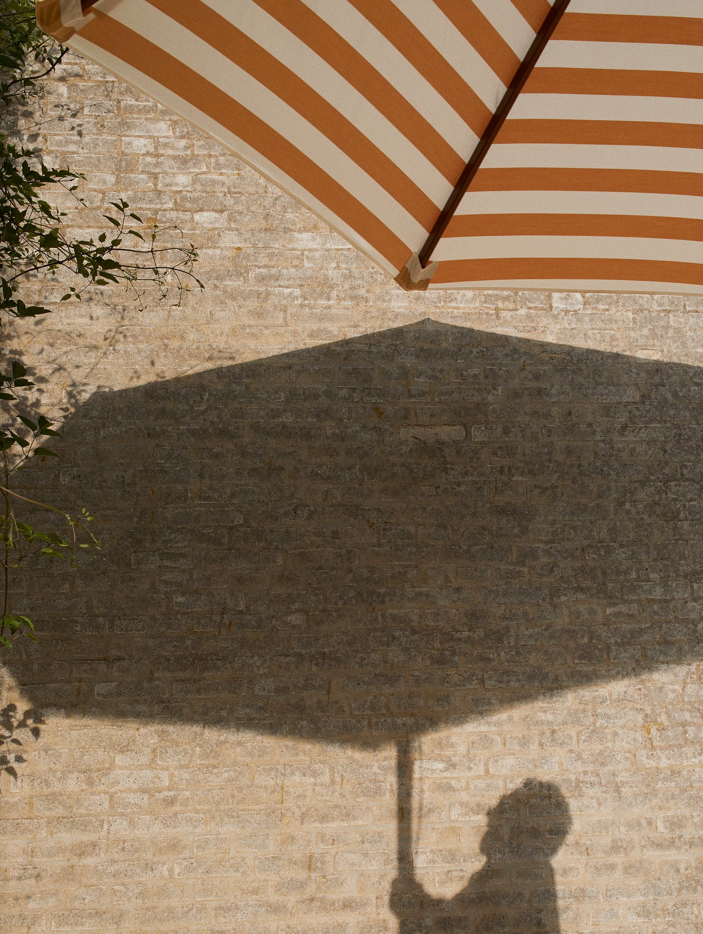 Golden Yellow Messina Striped Umbrella by Skagerak