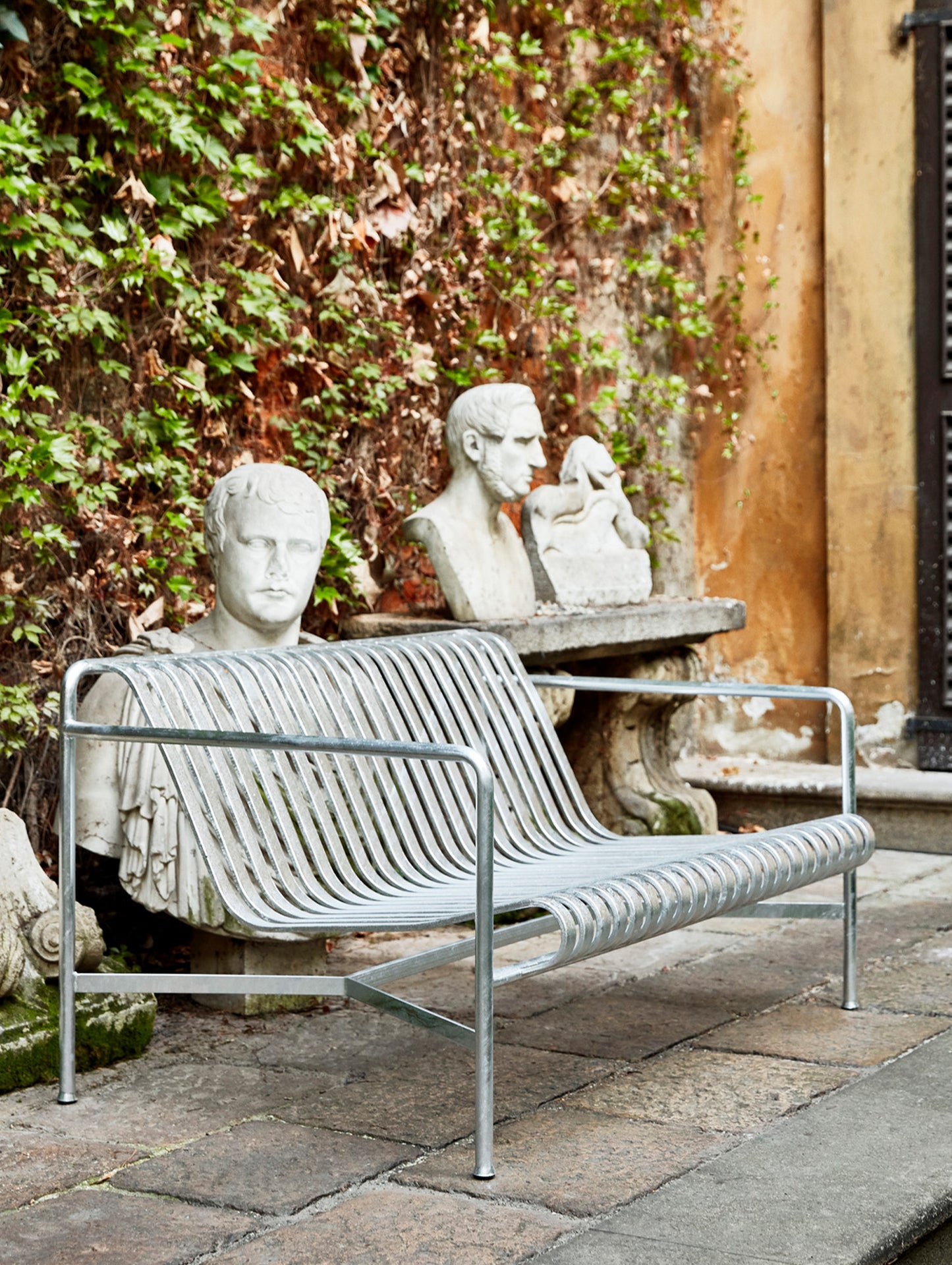 HAY Palissade Lounge Sofa, Hot Galvanised