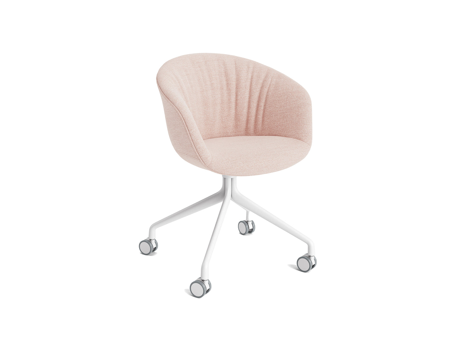 About A Chair AAC 25 Soft by HAY -  Mode 026/ White Powder Coated Aluminium