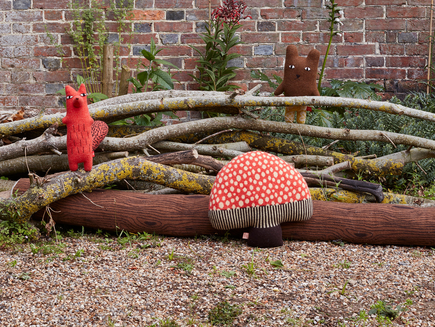 Mushroom Shaped Cushion by Donna Wilson