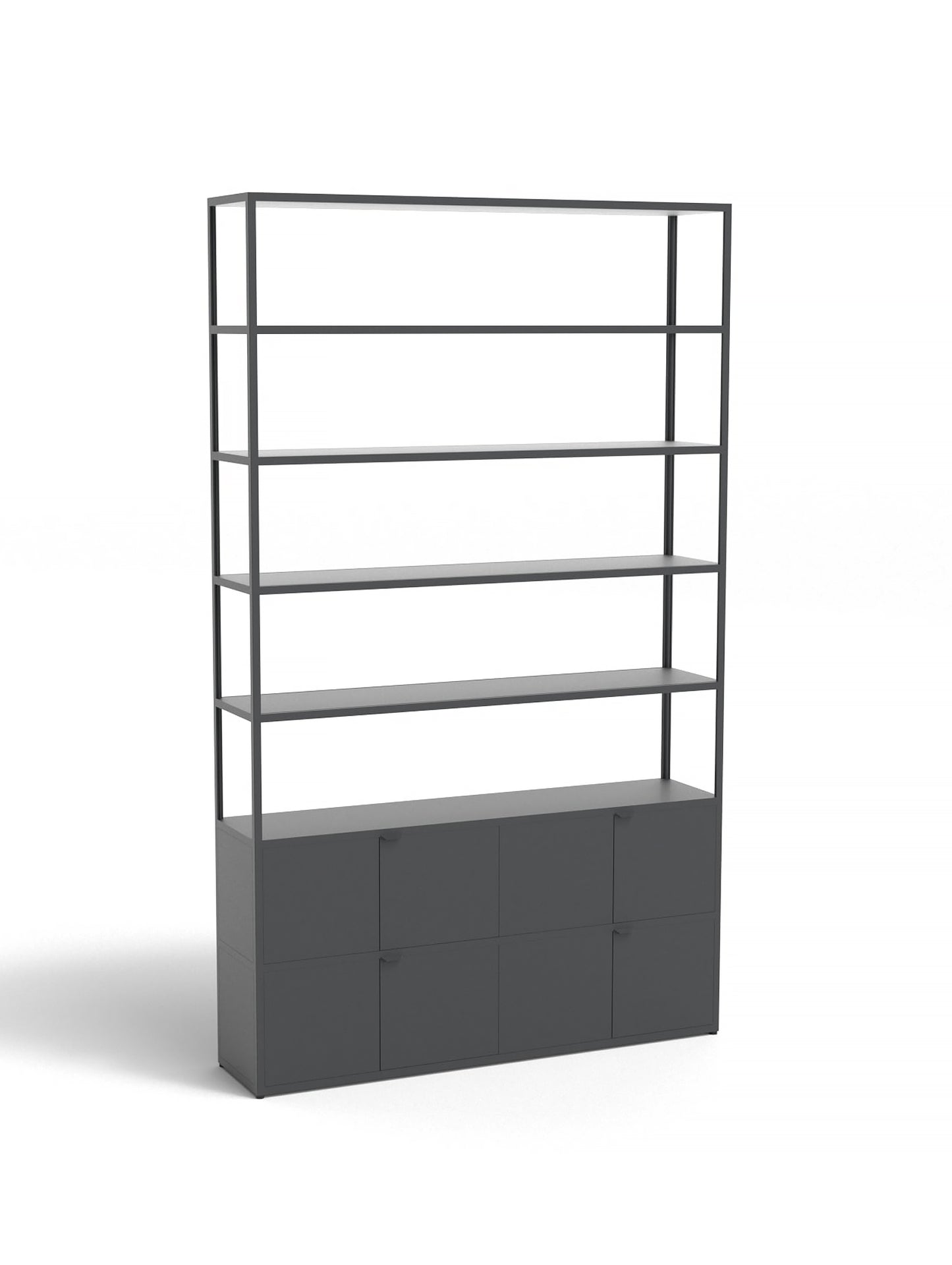 New Order Shelving - Combination 702 / 8 Layers in Charcoal