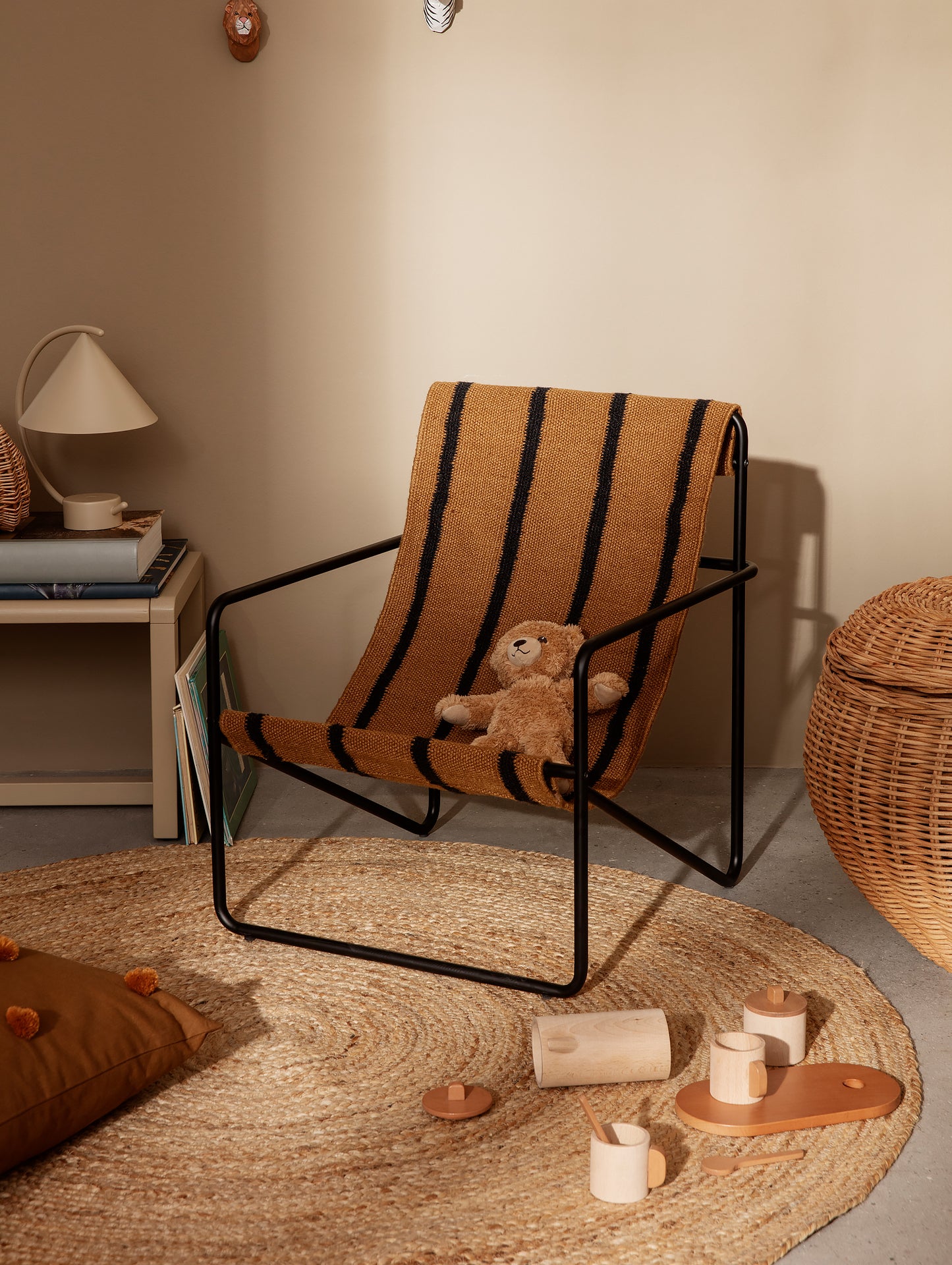 Natural Eternal Round Jute Rug by Ferm Living