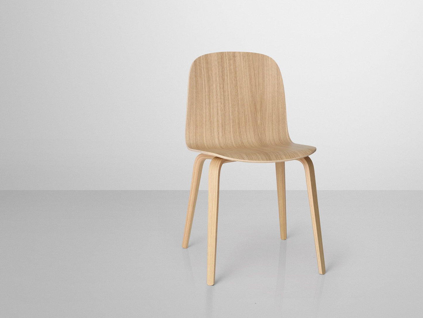 Visu Chair Wood Base by Muuto - Natural Oak