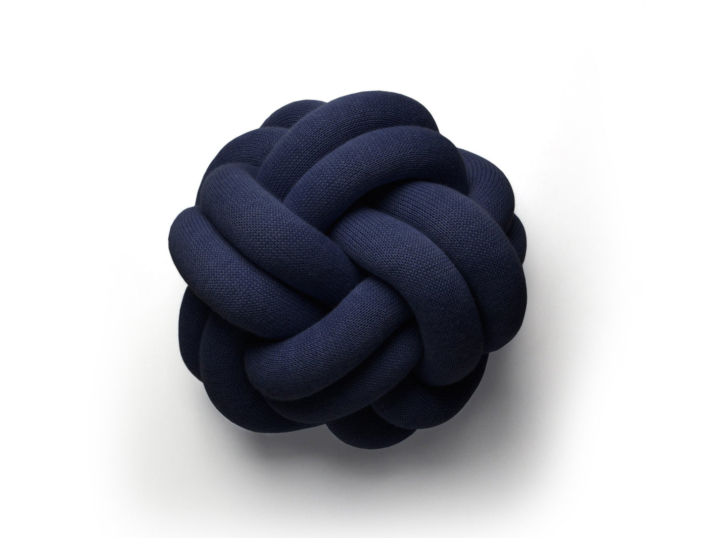 Navy Knot Cushion by Design House Stockholm