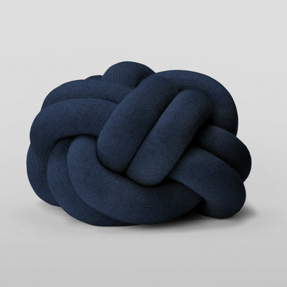 Navy Knot Cushion by Design House Stockholm