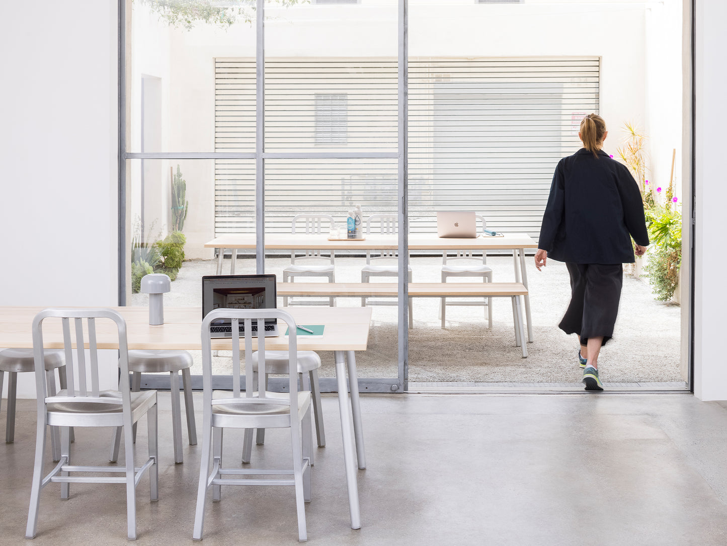 1006 Navy Chair - Hand Brushed by Emeco