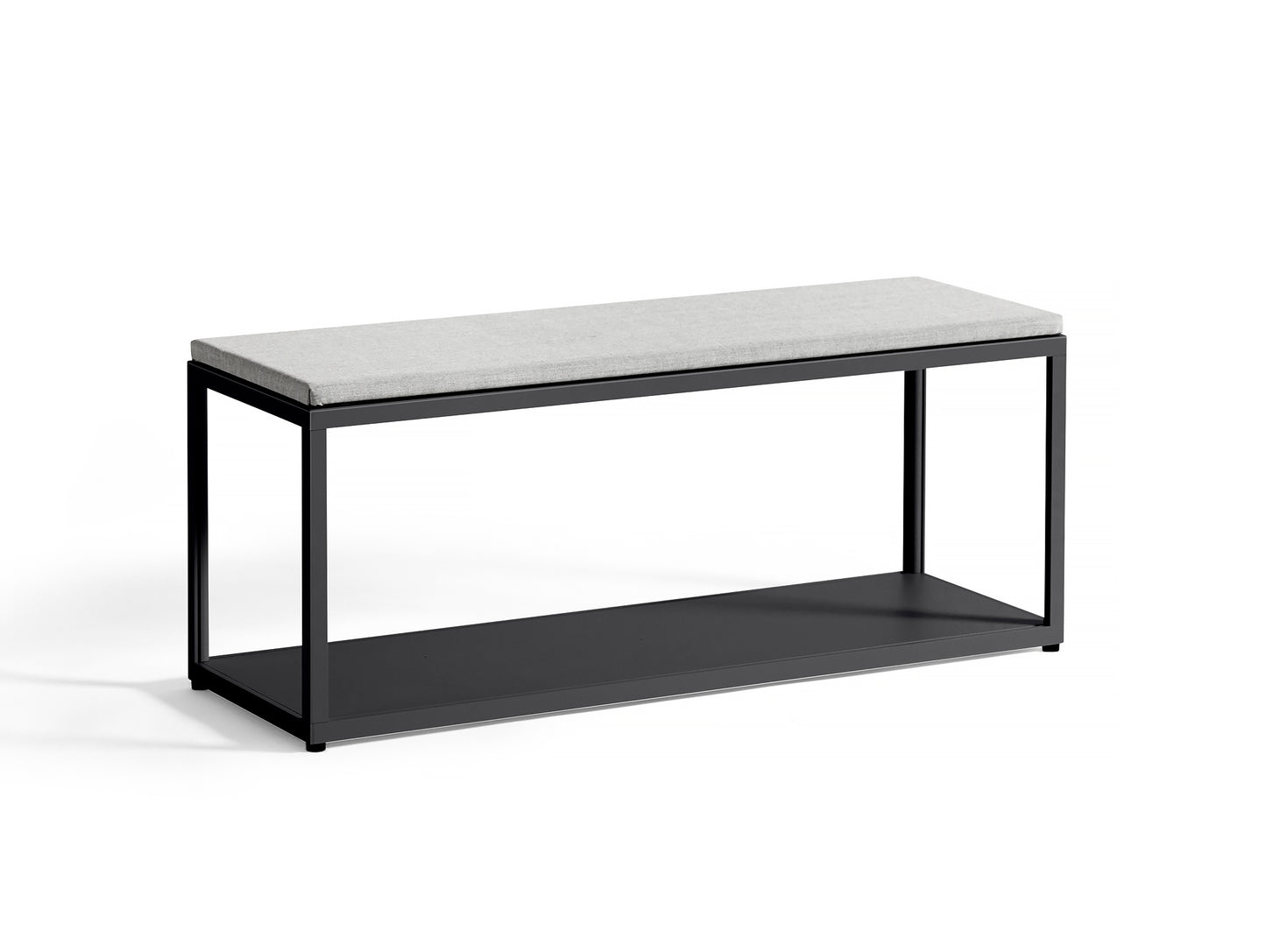 New Order Bench - Combination 100 - Charcoal Frame, Remix 123 Upholstery