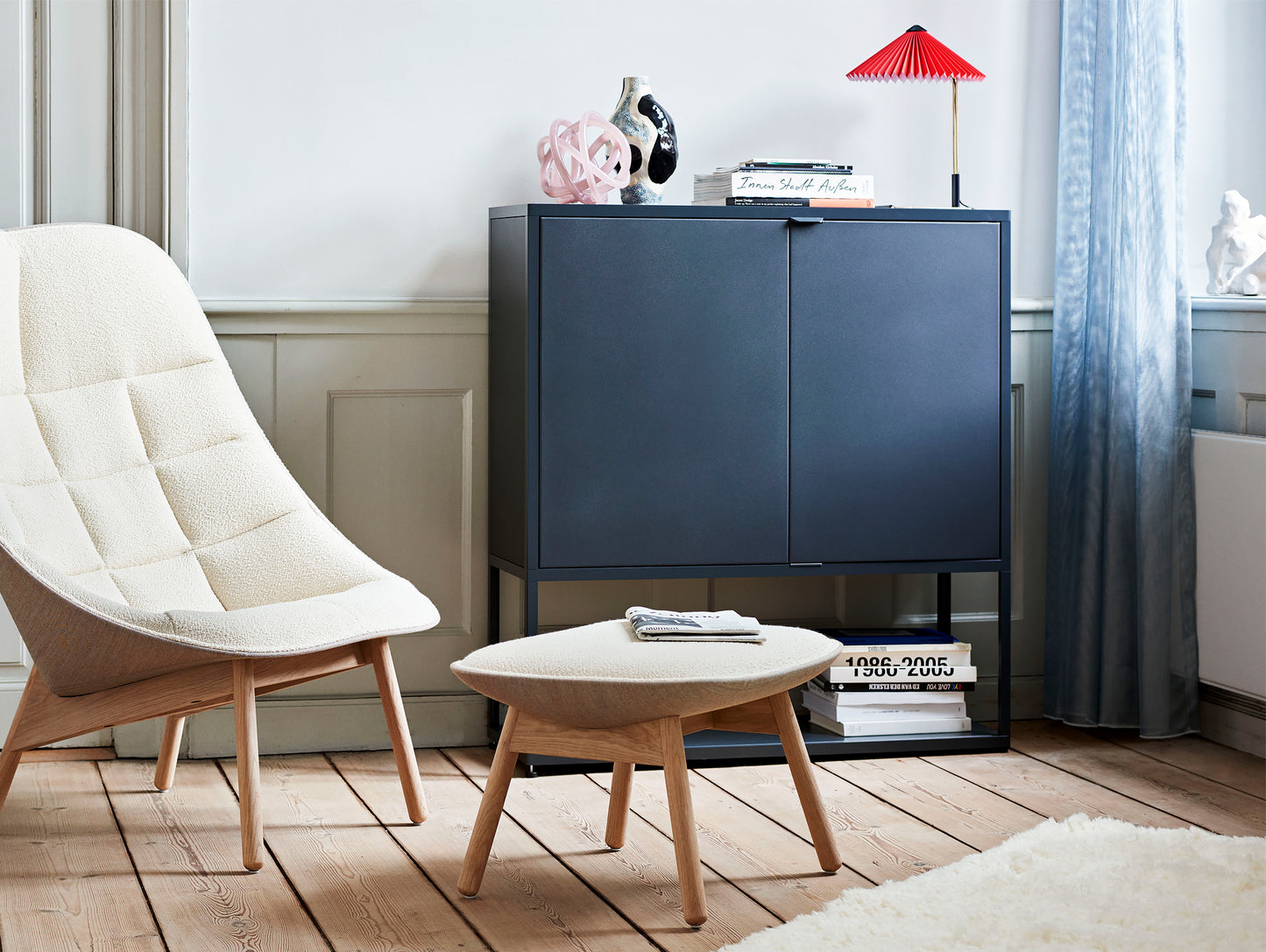 New Order Cabinet with adjustable shelves - Combination 201 in Charcoal