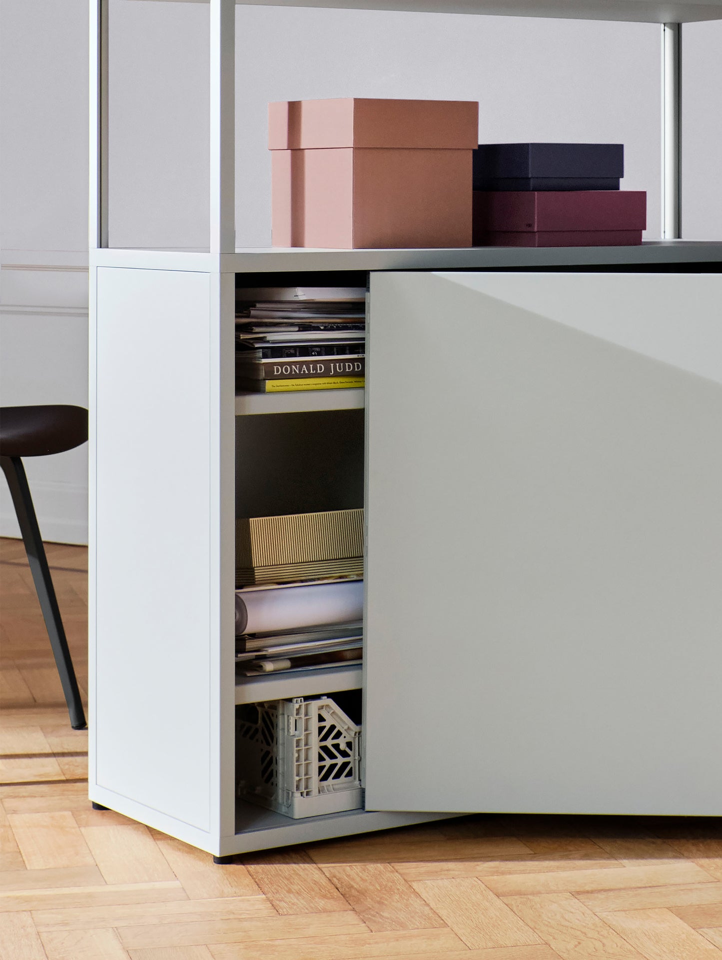 New Order Cabinet with adjustable shelves - Combination 204 in Light Grey