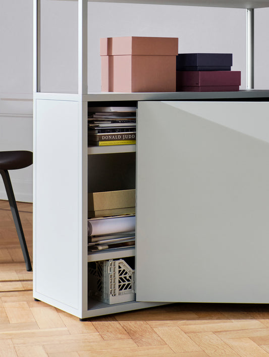 New Order Cabinet with adjustable shelves - Combination 204 in Light Grey