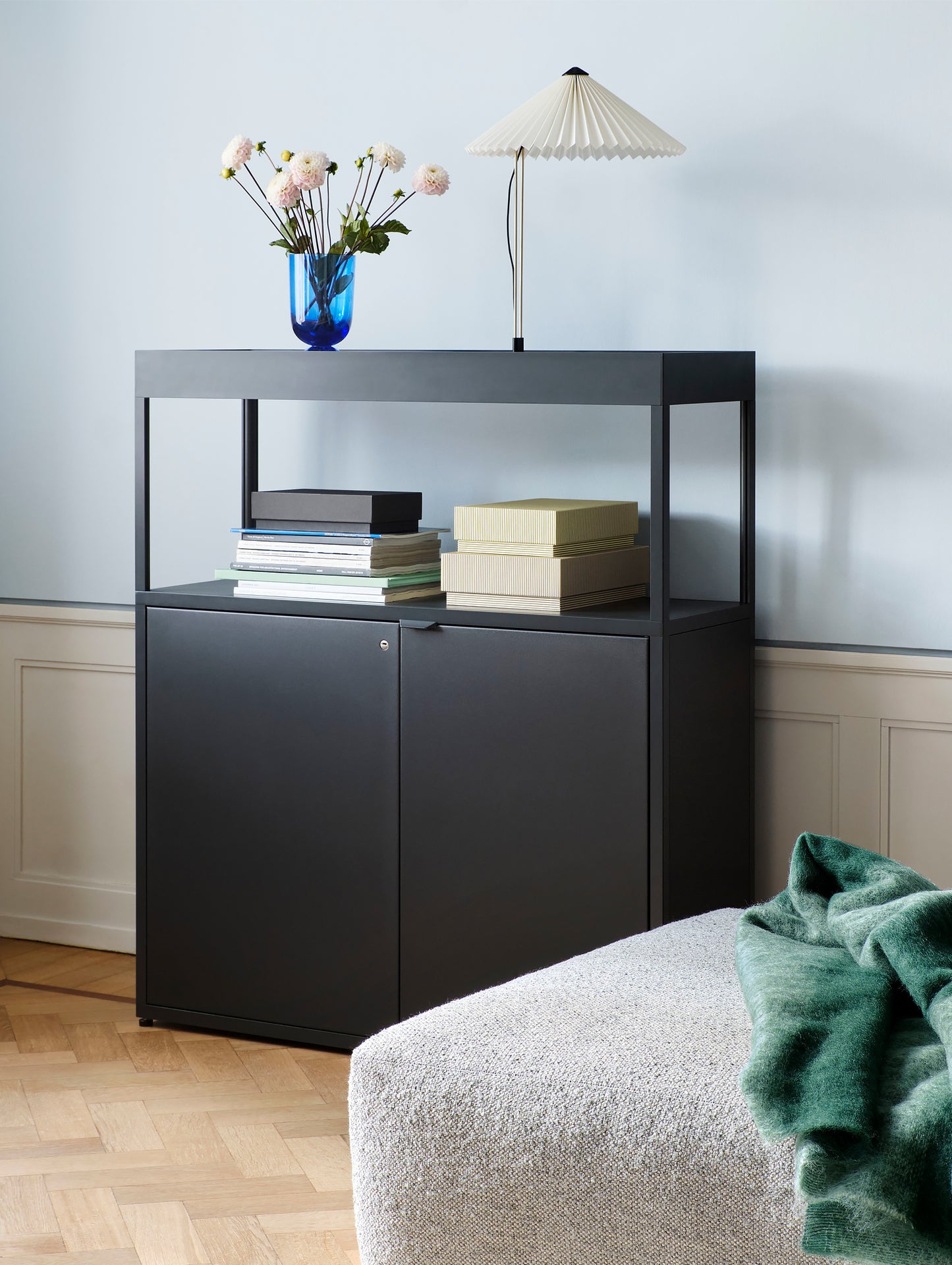 New Order Cabinet with adjustable shelves - Combination 204 in Charcoal