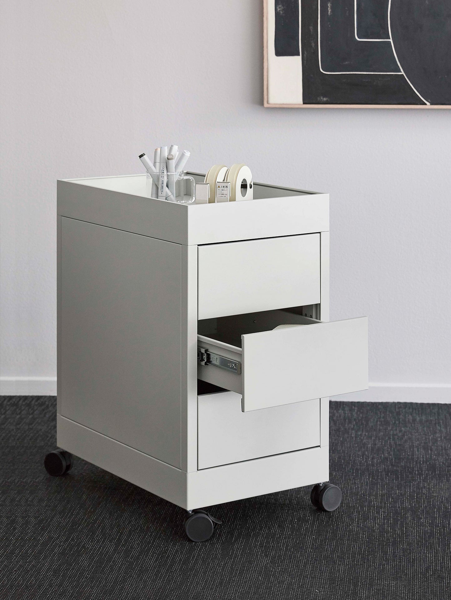 New Order Trolley B by HAY - Light Grey